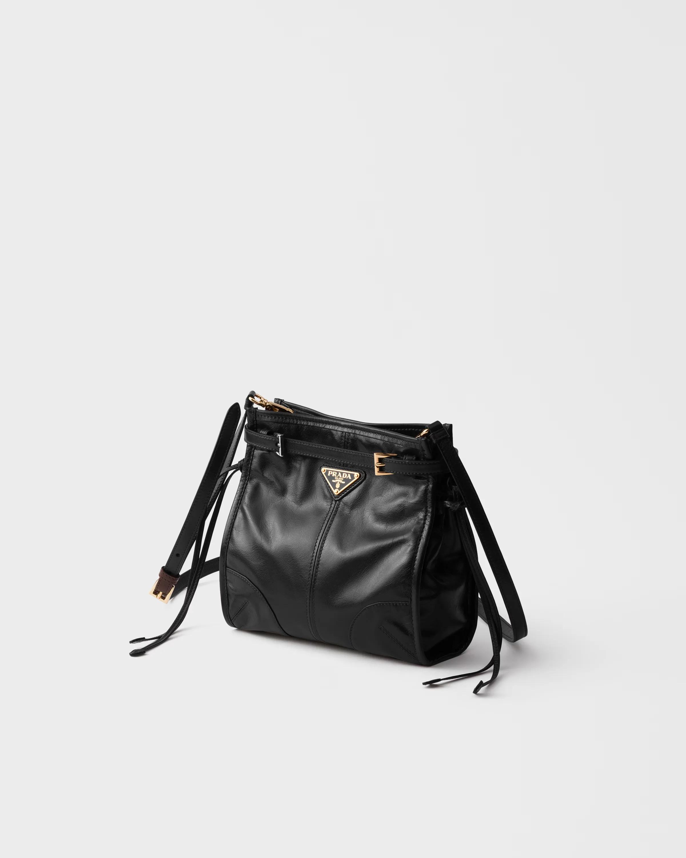 프라다 Prada Bonnie 레더 미니 숄더백 1BH229_2CYR_F0002_V_OOO