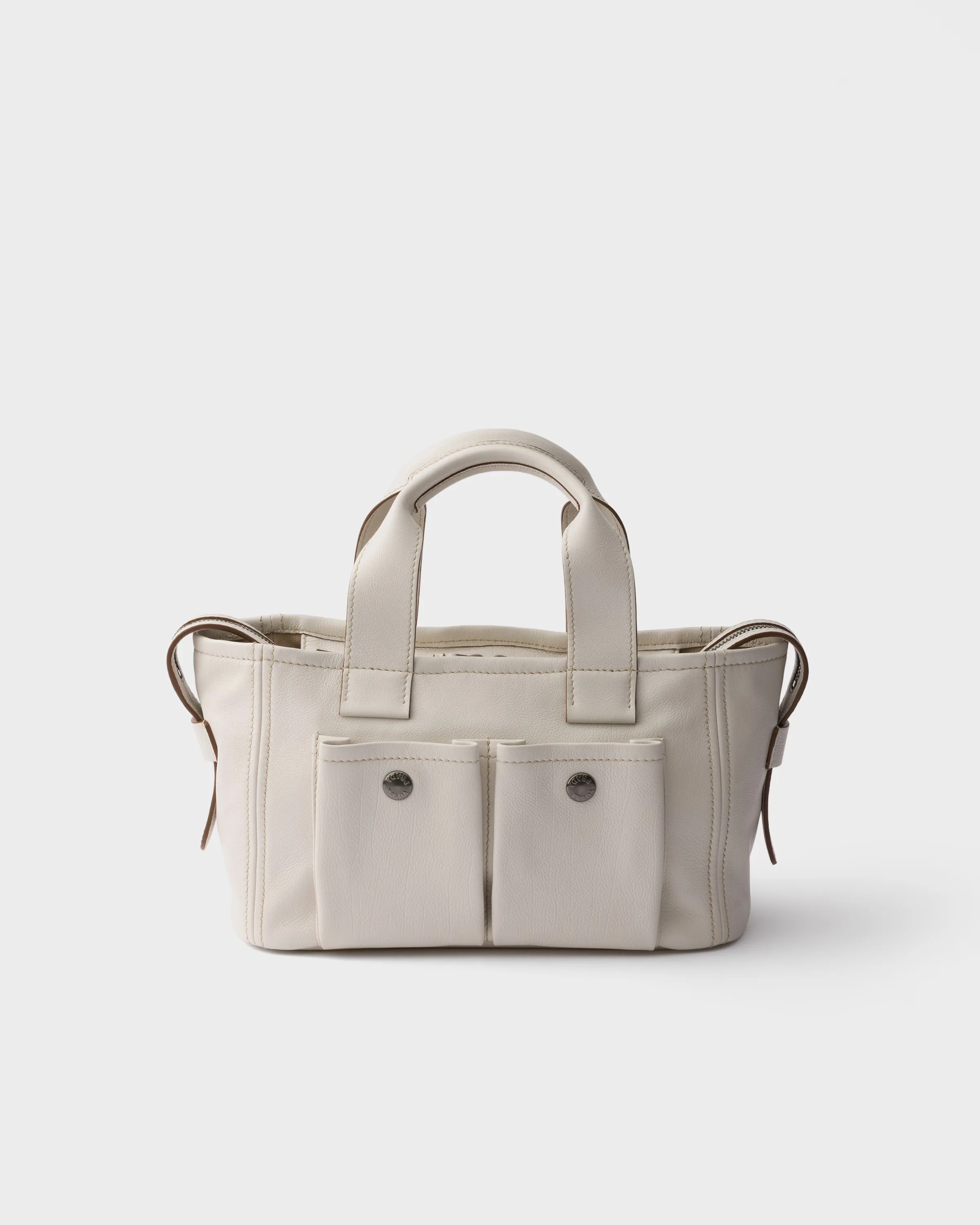 프라다 Prada Route 미디엄 레더 토트백 1BG660_2G6R_F0K74_V_OOO