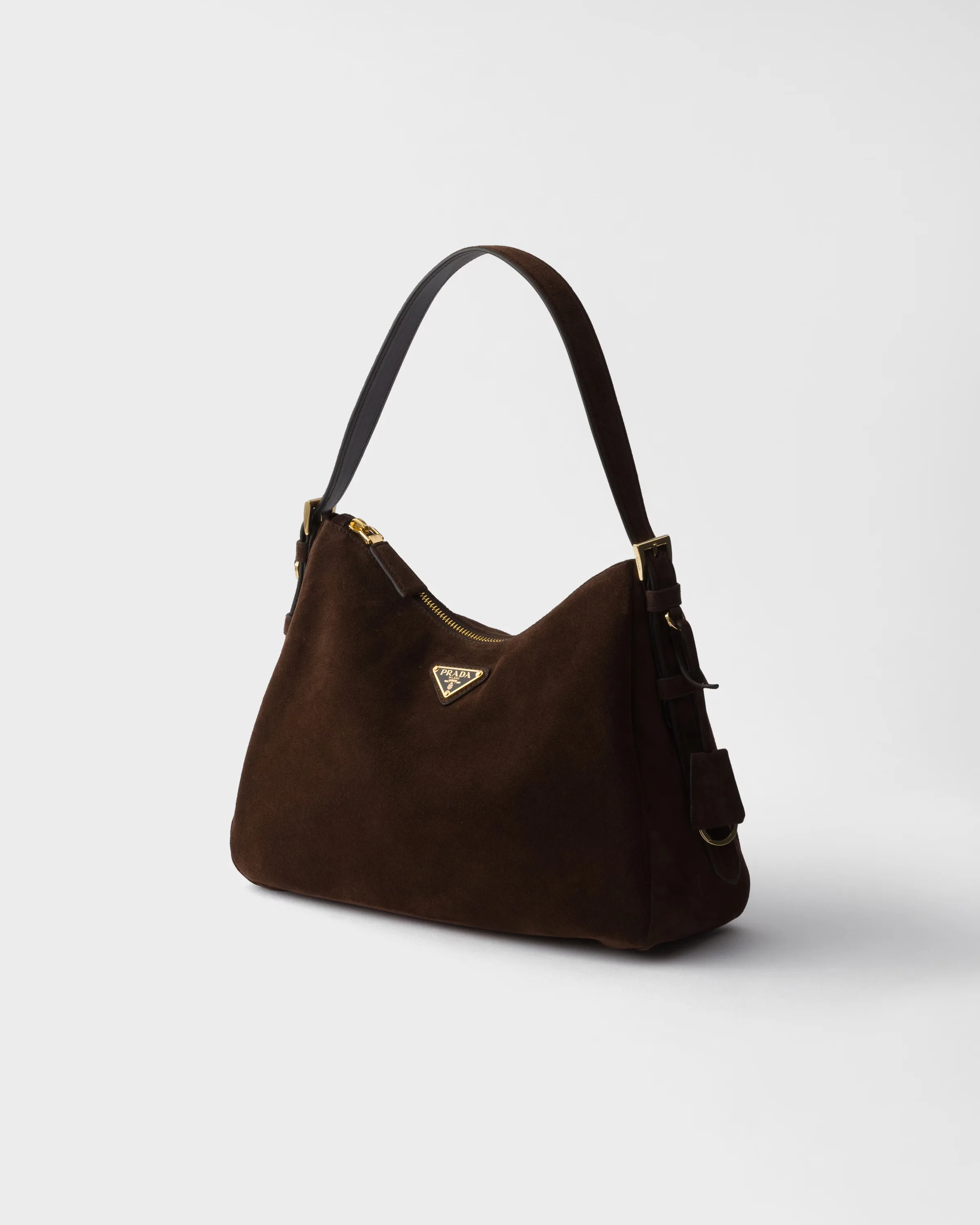 프라다 Prada Aimée 미디엄 스웨이드 숄더백 1BC301_2C4S_F0003_V_LVO