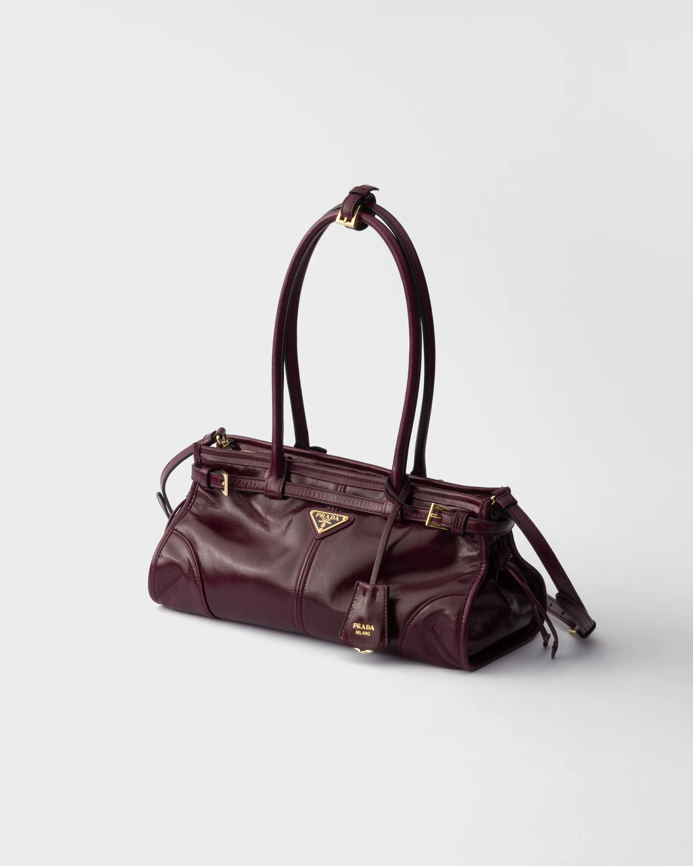 프라다 Prada Bonnie 미디엄 레더 백 1BA426_2CYR_F05VJ_V_MOM