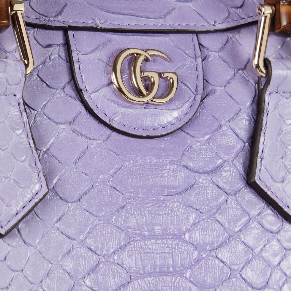 구찌 Gucci Diana 스몰 파이톤 토트백 841488EAA2G8644