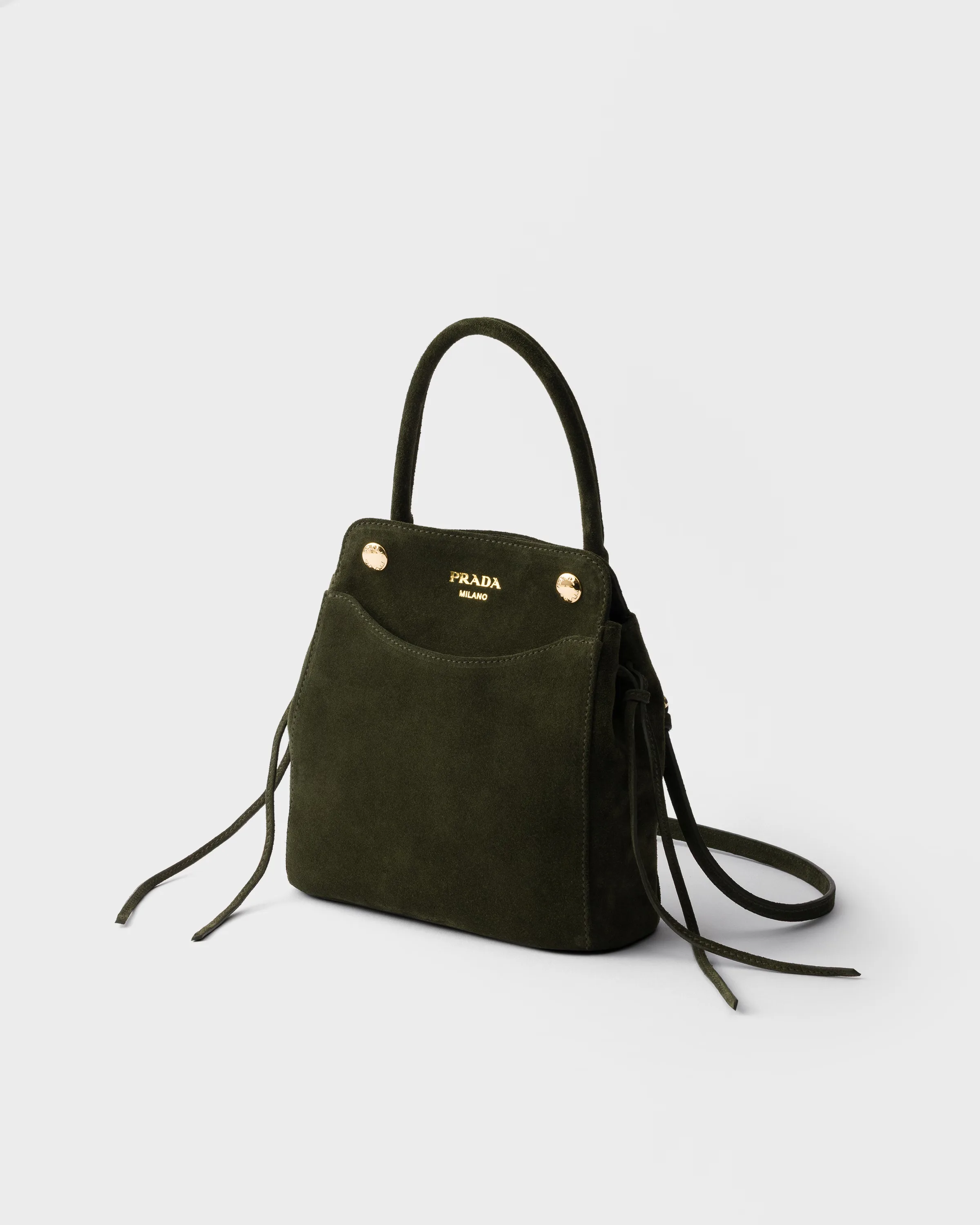프라다 Prada Carry 미니 스웨이드 핸드백 1BA496_2C4S_F0003_V_OOM