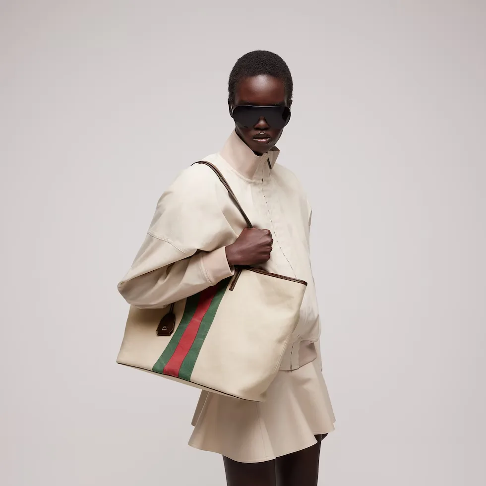 구찌 Gucci Tribeca 라지 토트백 & 참 장식 A0034DFAGAI8643