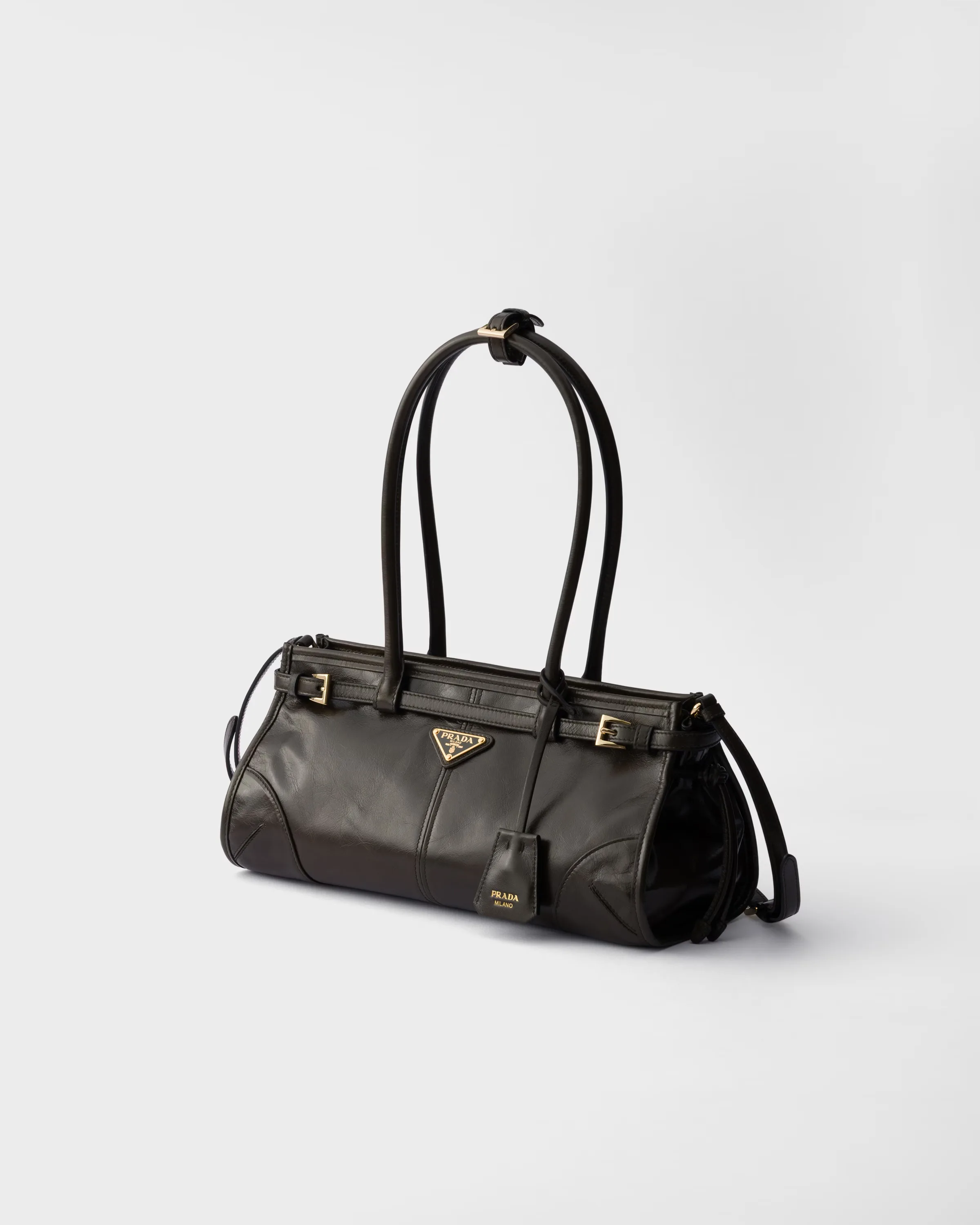 프라다 Prada Bonnie 미디엄 레더 백 1BA426_2CYR_F05VJ_V_MOM