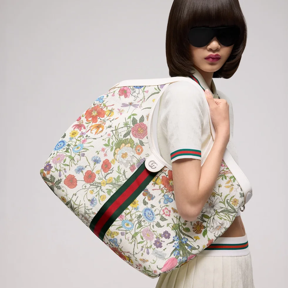 구찌 Gucci Giglio Flora 라지 토트백 853971FAGDB9564