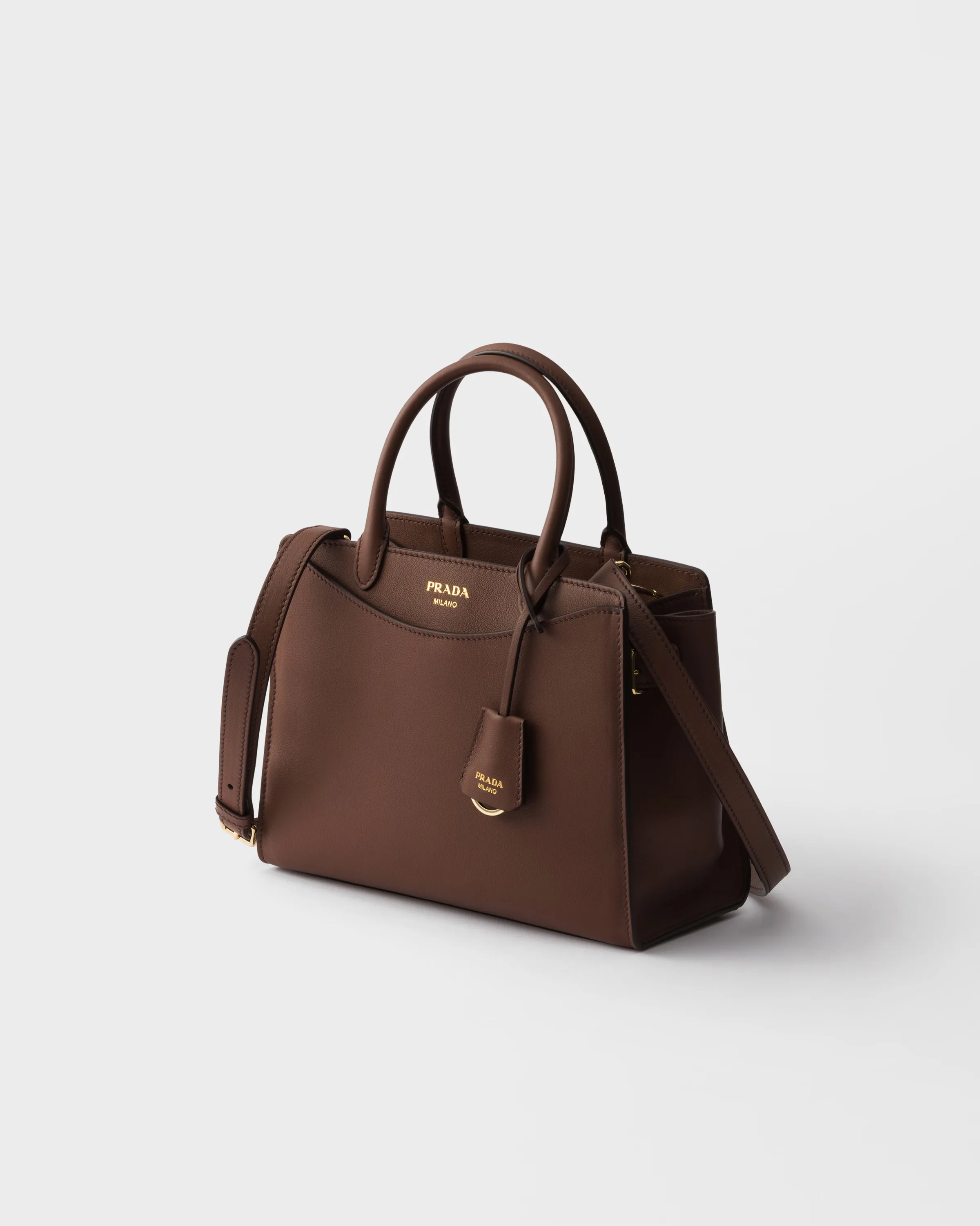 프라다 Prada Prelude 미디엄 레더 핸드백 1BA507_2CYS_F0002_V_OOO