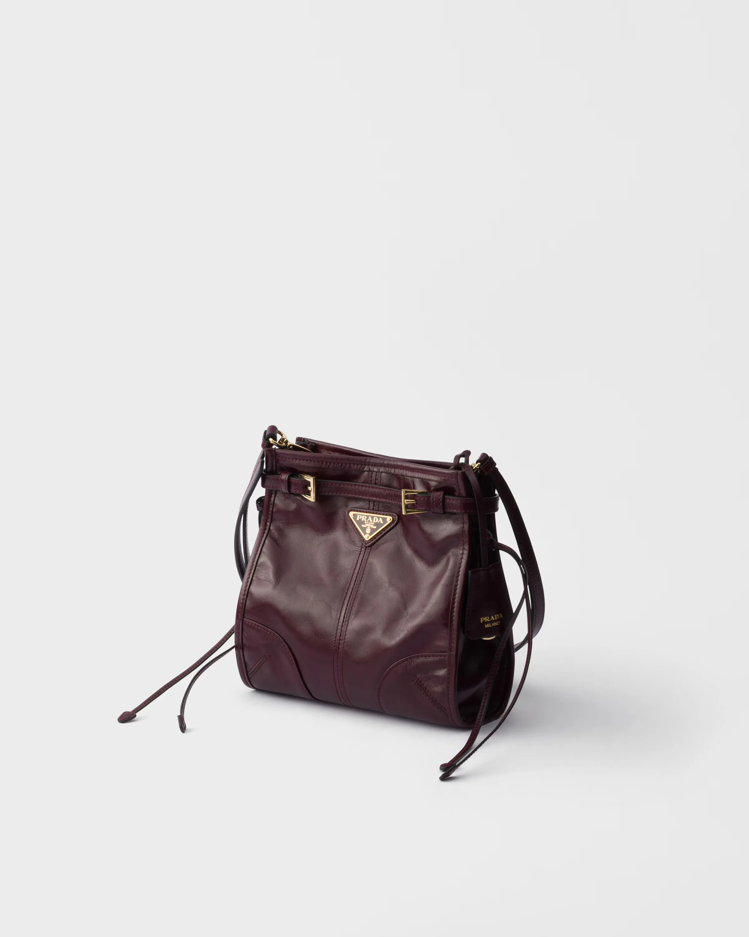프라다 Prada Bonnie 레더 미니 숄더백 1BH229_2CYR_F0002_V_OOO