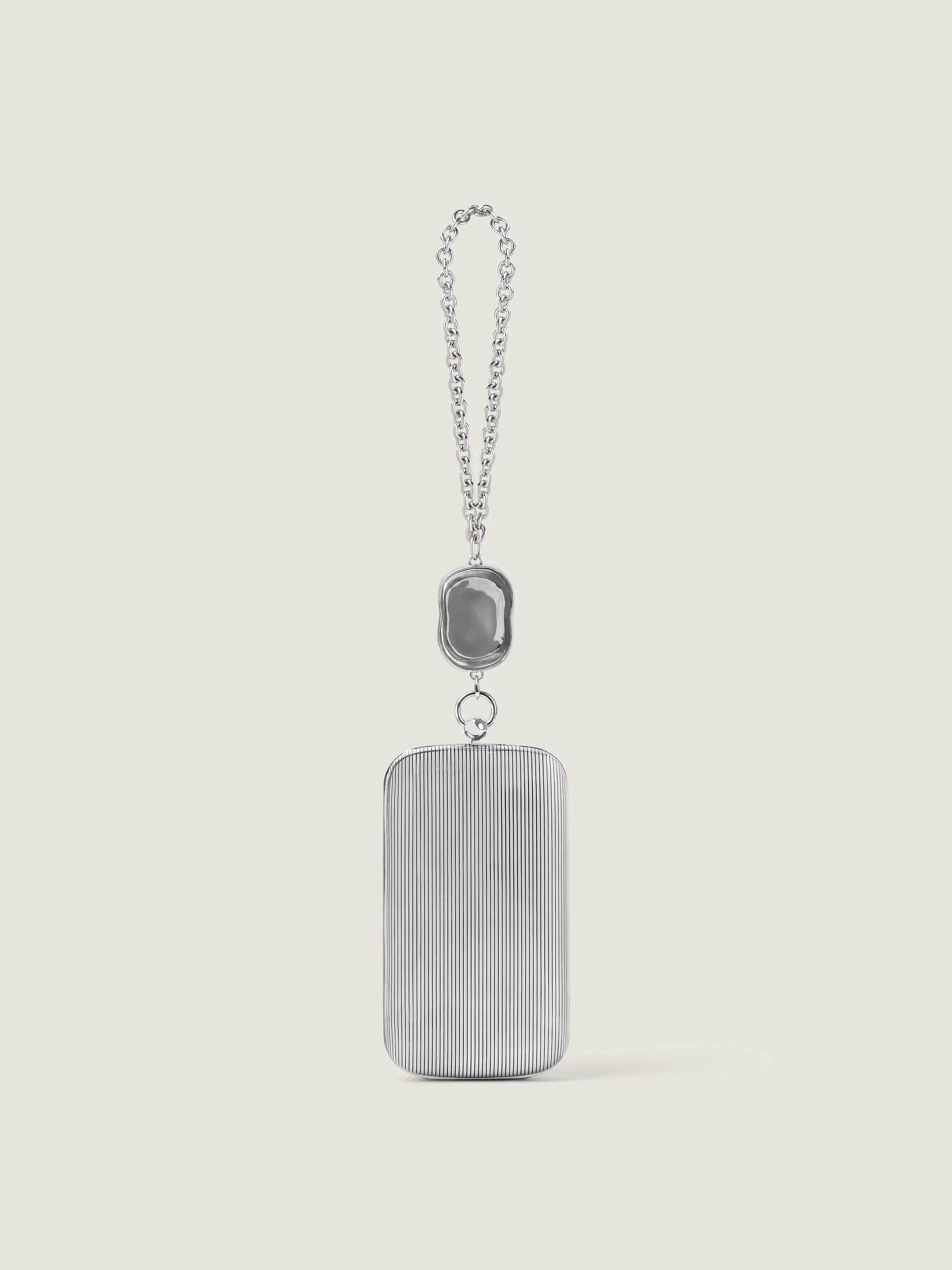 지방시 이브닝 클러치 in metal with crystal jewel BB5150B2BR-040