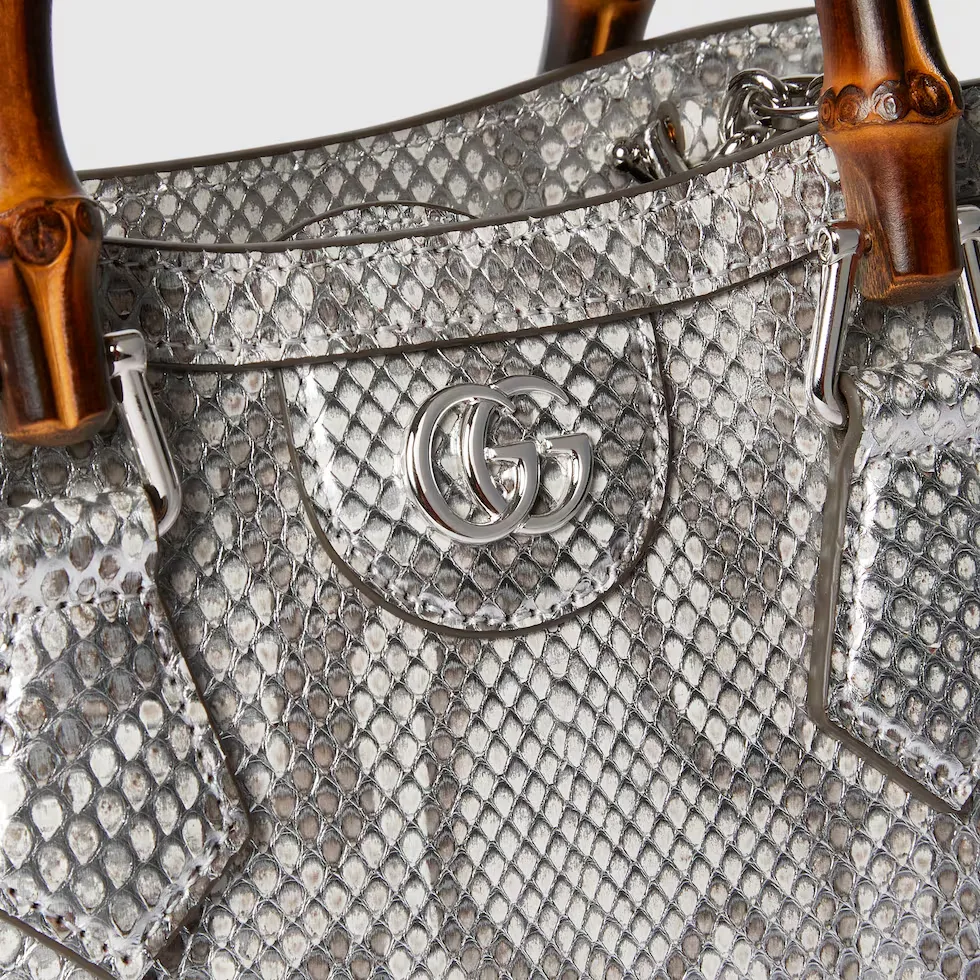 구찌 Gucci Diana 파이톤 스몰 토트백 675800EKN0G5734