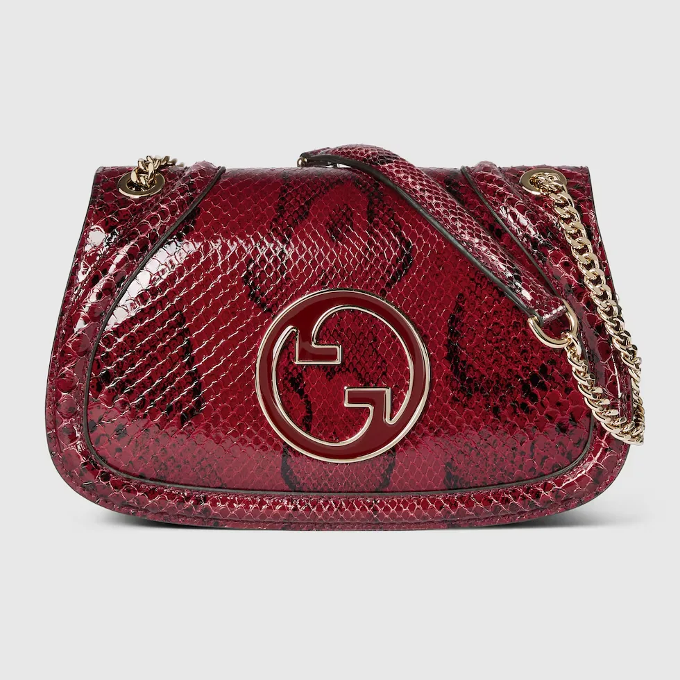 구찌 Gucci Blondie 파이톤 미디엄 숄더백 815715LU3JS6207