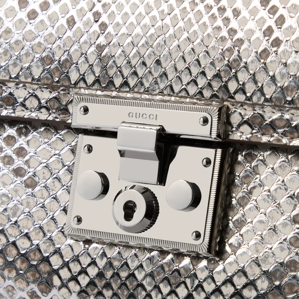 구찌 Padlock 파이톤 스몰 탑핸들백 848884EABGO8631