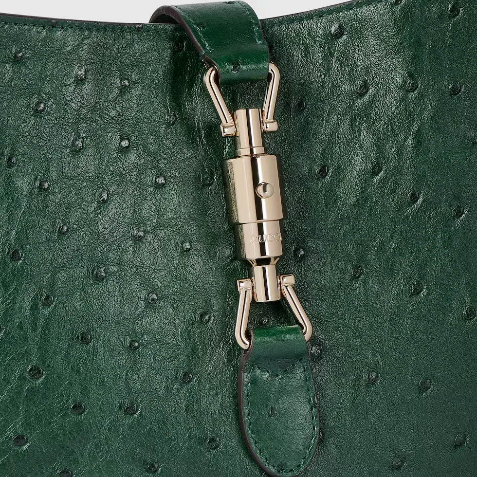 구찌 Gucci Jackie 1961 오스트리치 미디엄 백 820415EY00G3002