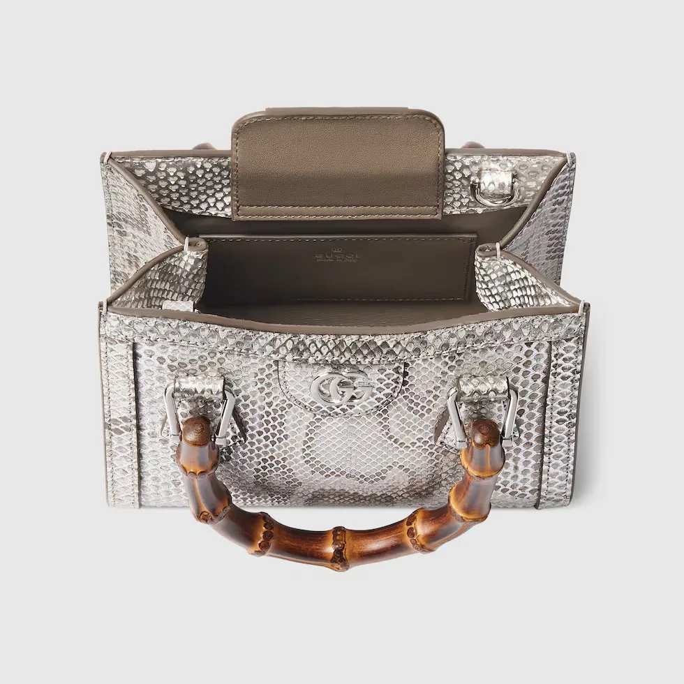 구찌 Gucci Diana 파이톤 스몰 토트백 675800EKN0G5734