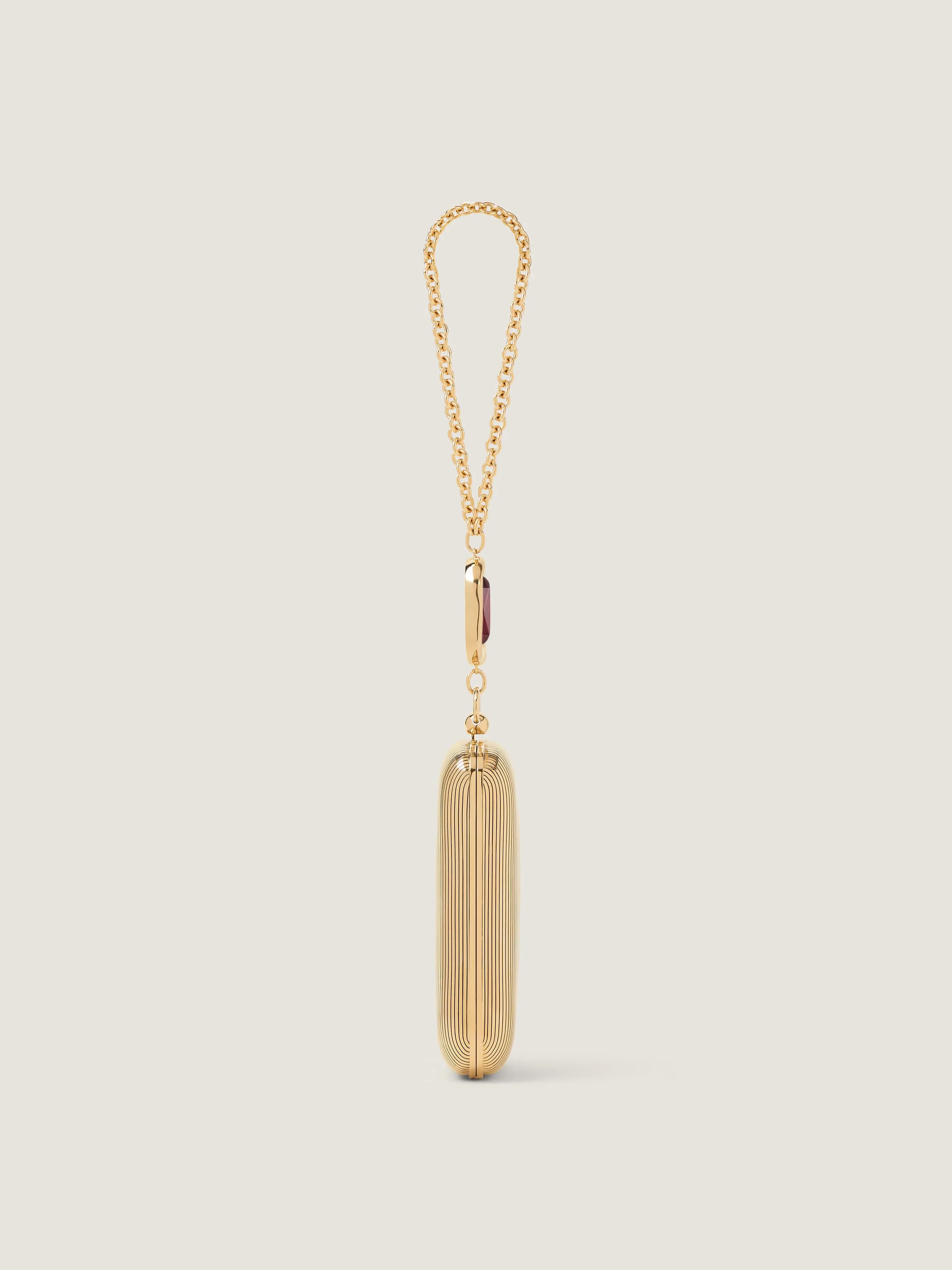 지방시 이브닝 클러치 in metal with crystal jewel BB5150B2BQ-715
