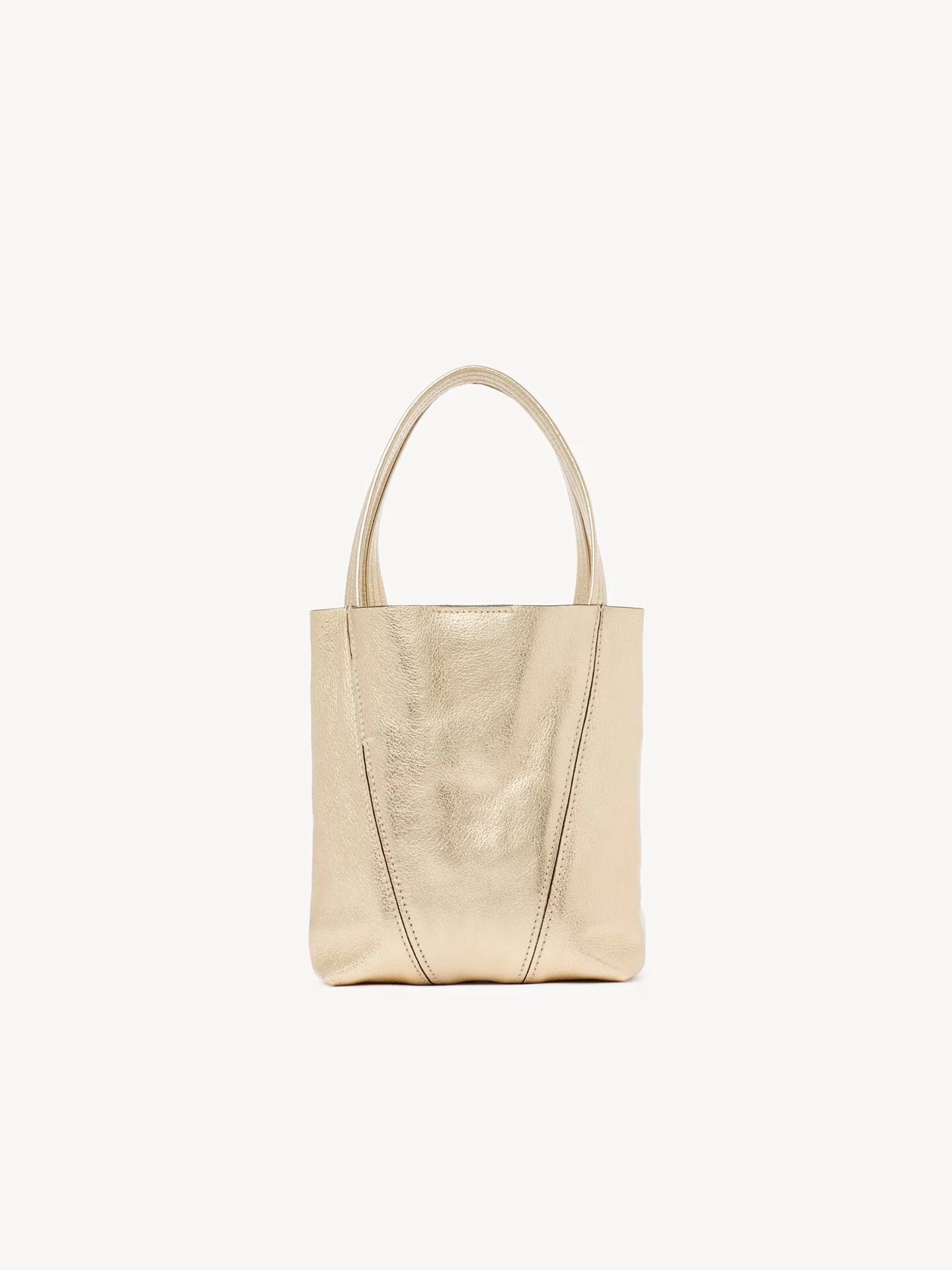 끌로에 스몰 끌로에 스핀 토트백 메탈라이즈드 레더 홀스 참스 CH26SS812R369DJ