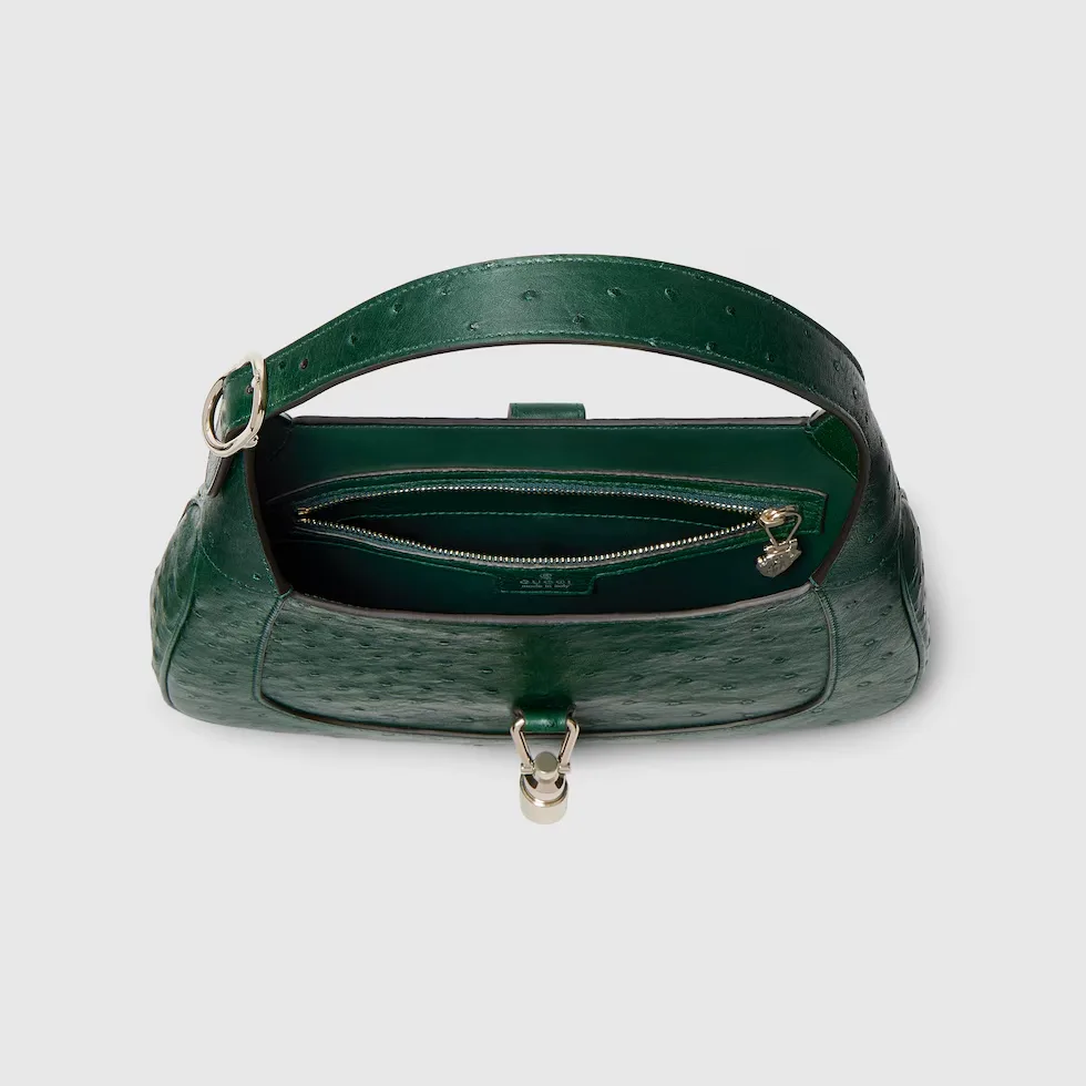 구찌 Gucci Jackie 1961 오스트리치 미디엄 백 820415EY00G3002