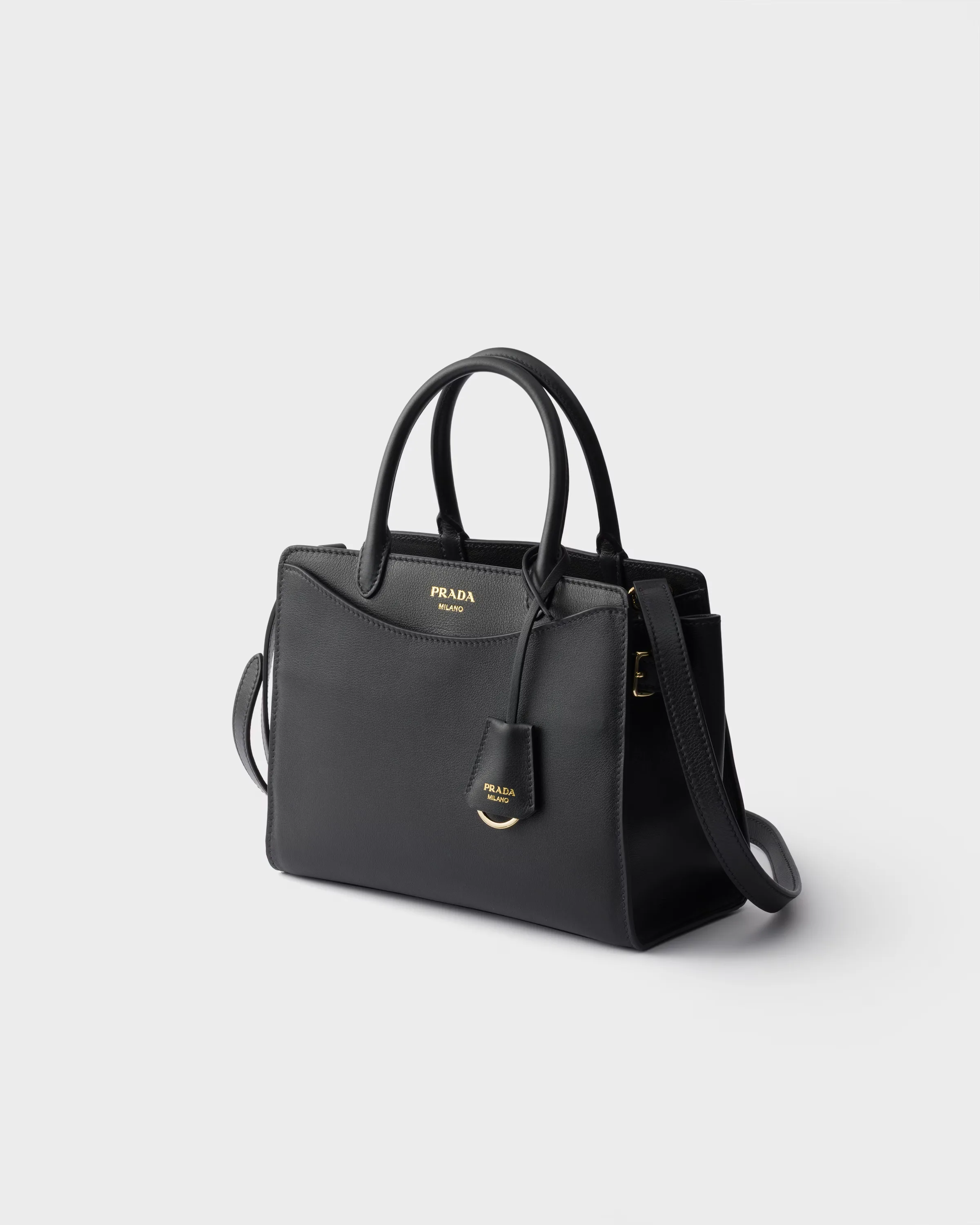 프라다 Prada Prelude 미디엄 레더 핸드백 1BA507_2CYS_F0002_V_OOO