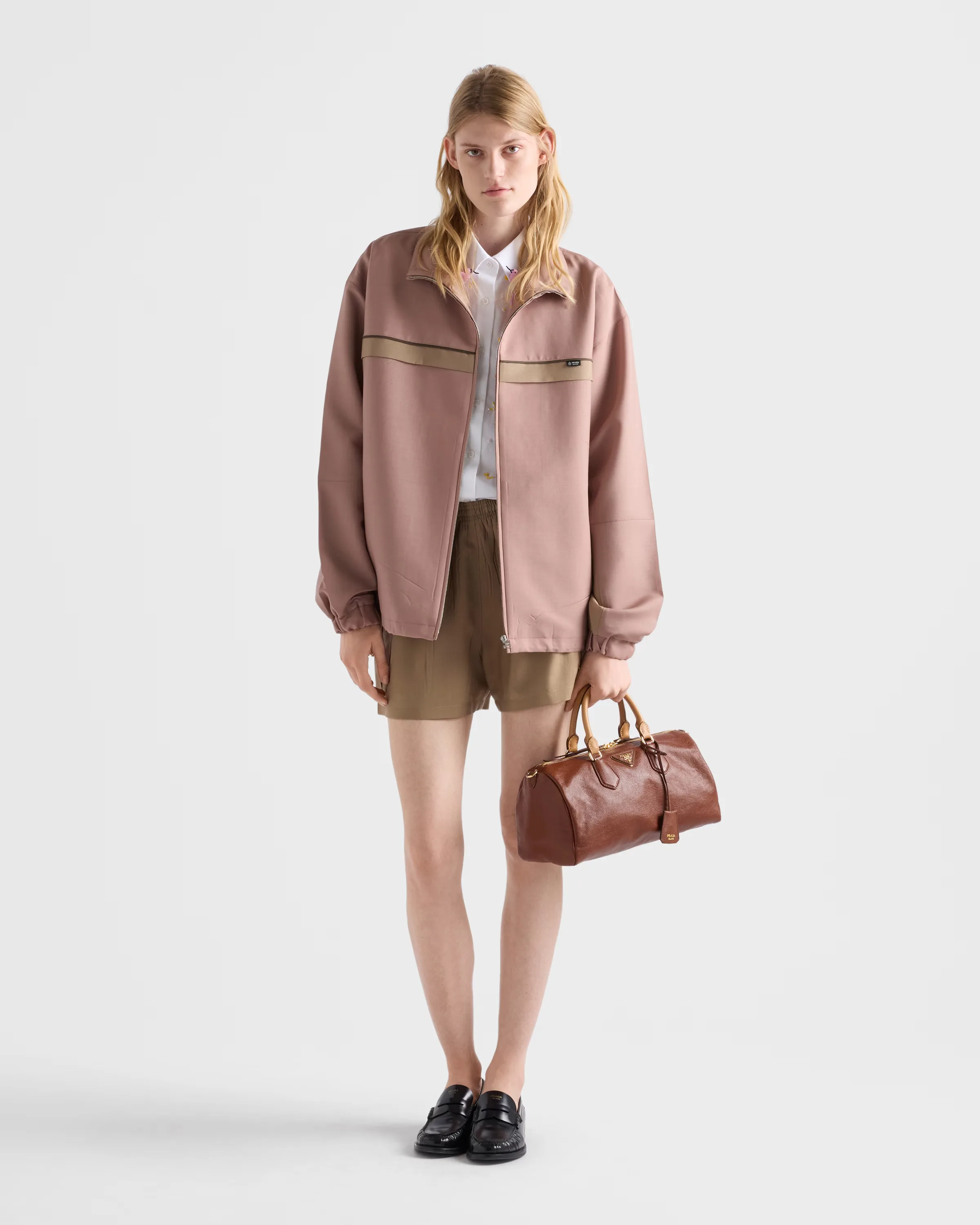 프라다 Prada Evasion 라지 레더 탑핸들백 1BB175_2ZQX_F0009_V_OOO