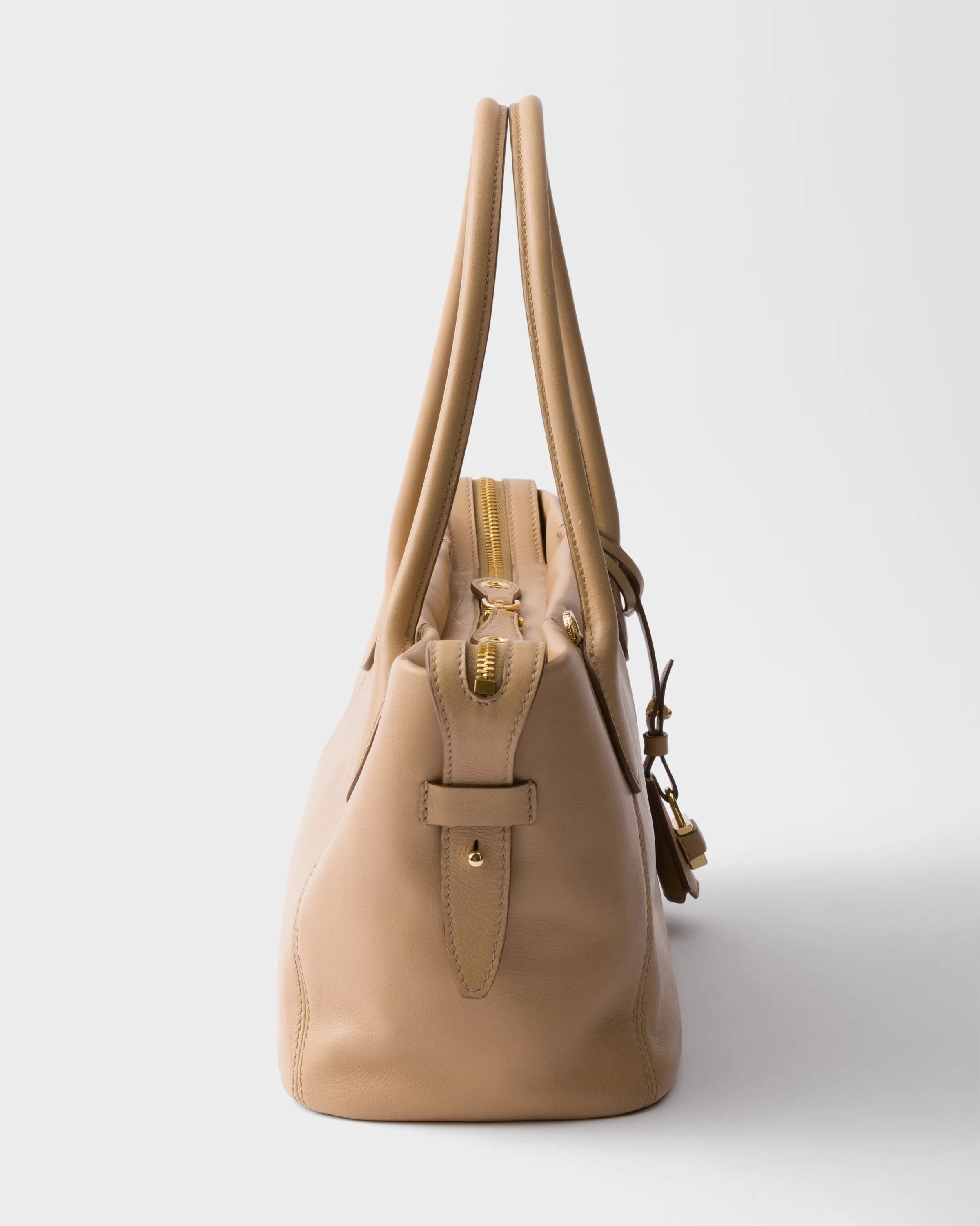 프라다 Prada Ouvert 라지 레더 토트백 1BG661_2HF2_F0036_V_OOO