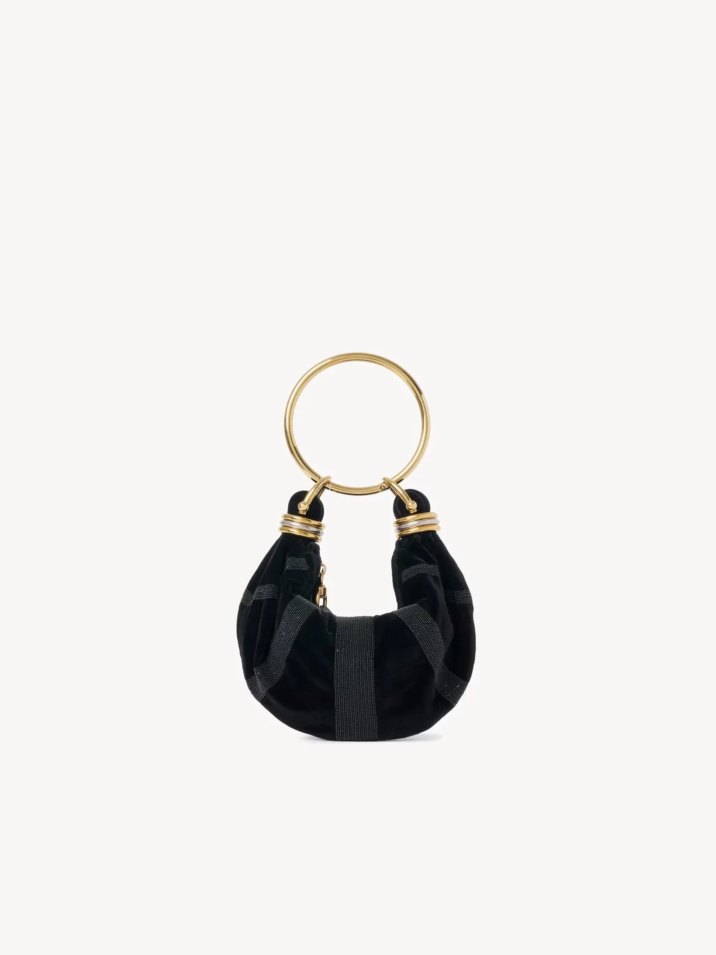 끌로에 미니 브레이슬릿 호보 백 스웨이드 레더 CH26SS623Q95001