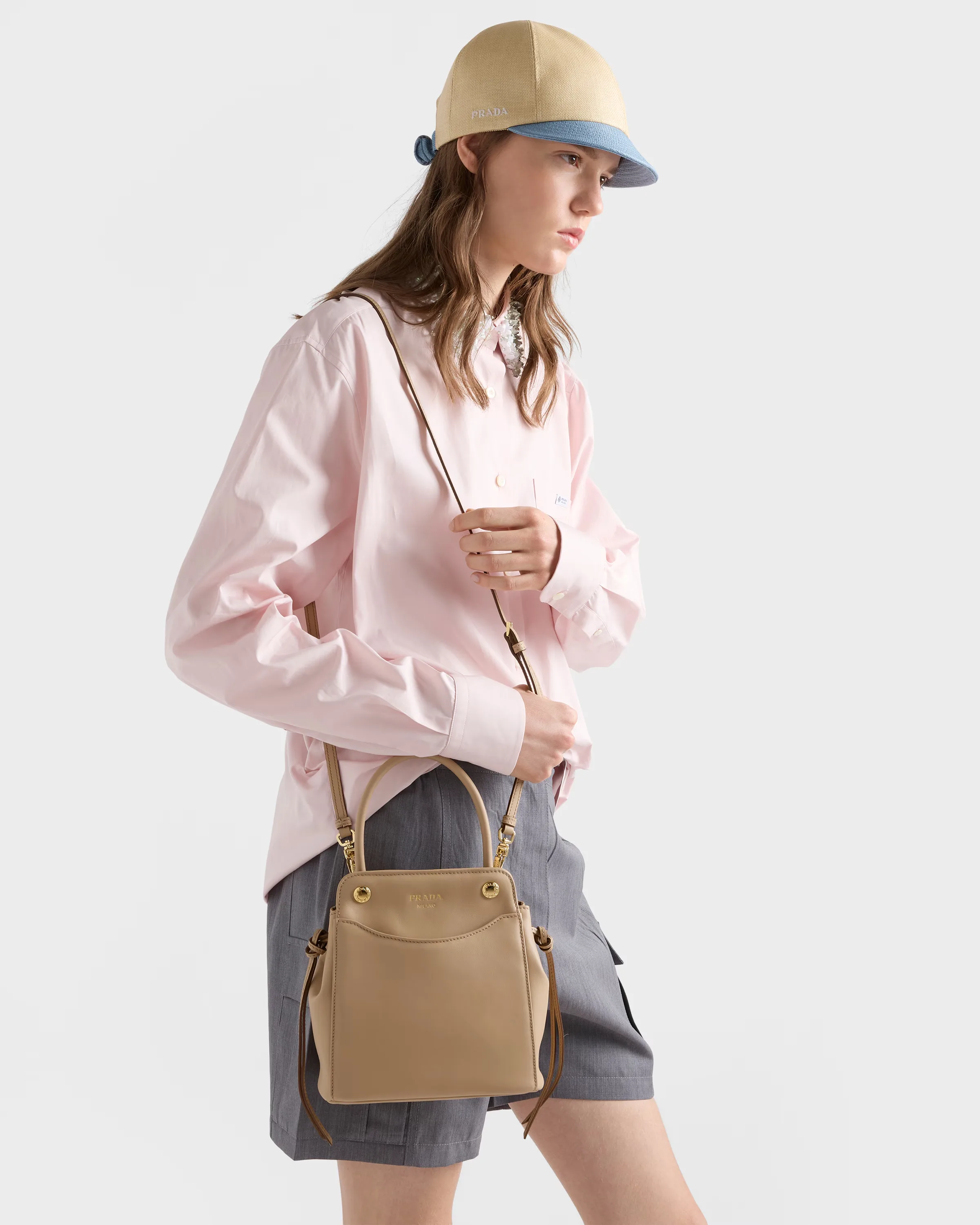 프라다 Prada Carry 미니 레더 핸드백 1BA496_2C6A_F0002_V_OOO