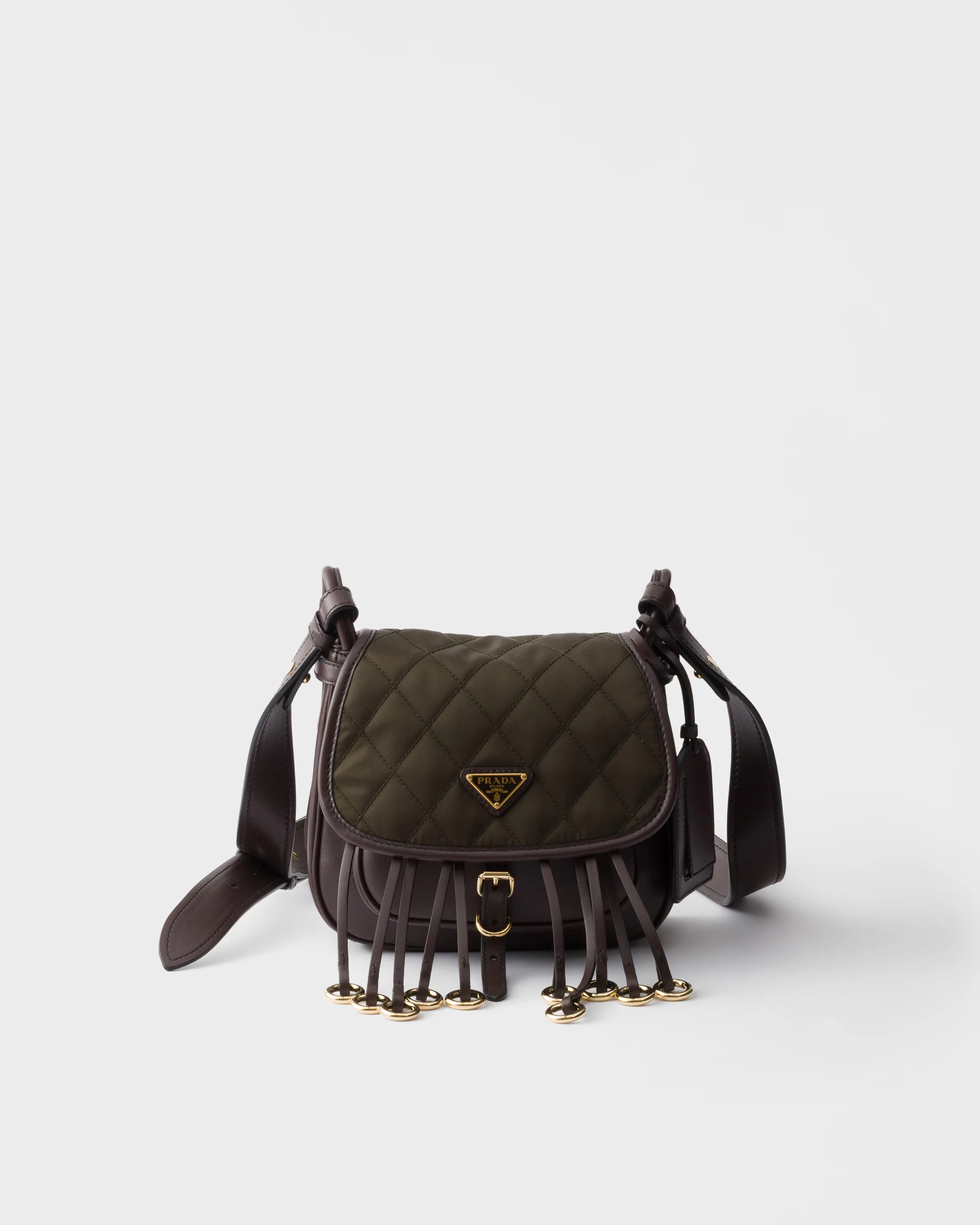 프라다 Prada Corsaire Re-Nylon & 레더 미니 숄더백 1BD412_2ZU8_F0002_V_OOU