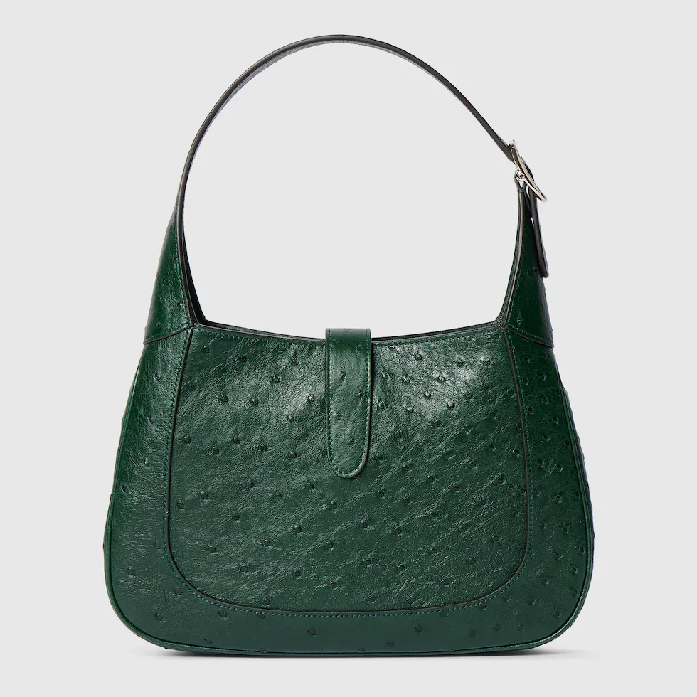 구찌 Gucci Jackie 1961 오스트리치 미디엄 백 820415EY00G3002