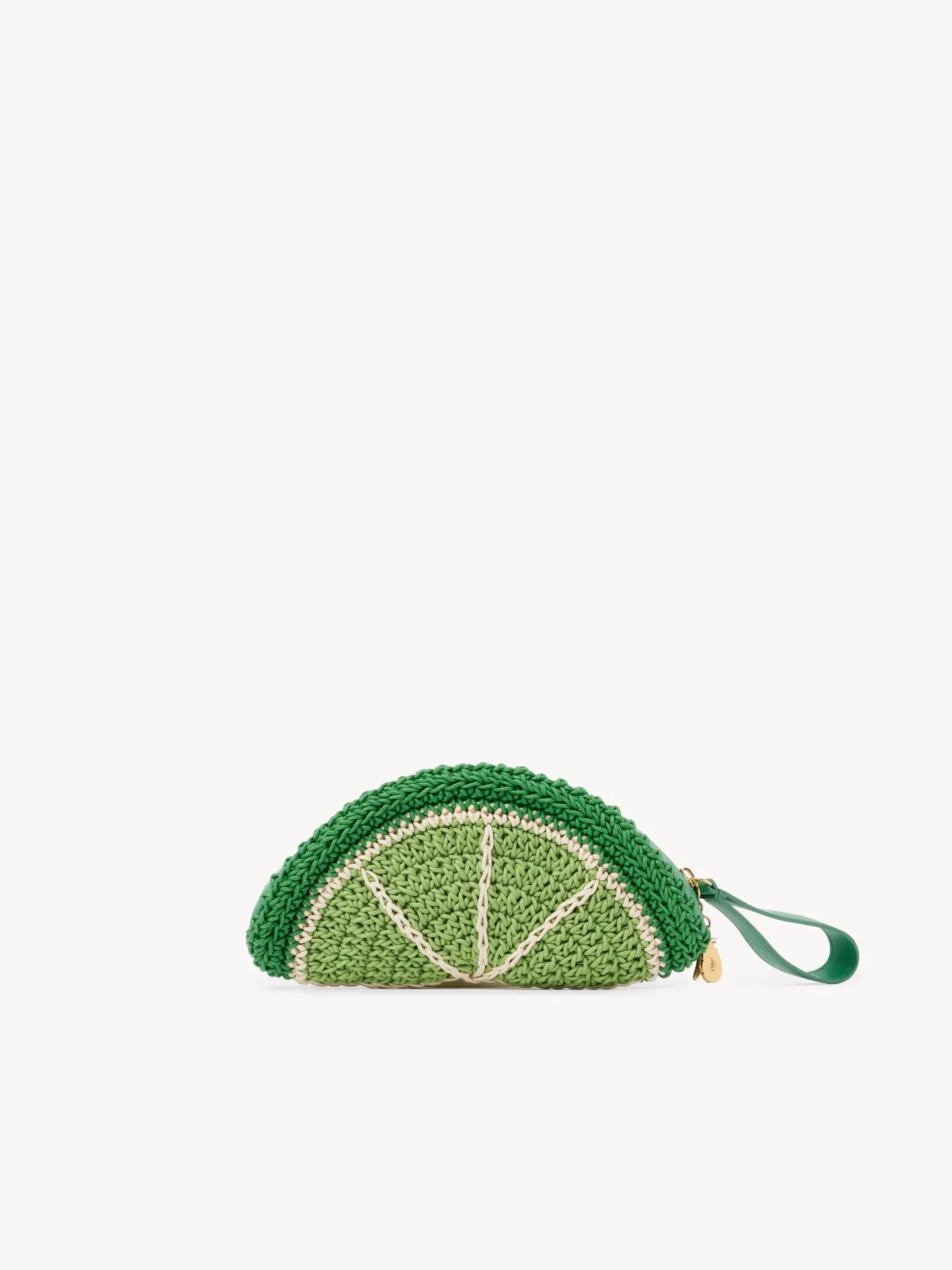 끌로에 끌로에 트로피쿠스 라임 슬라이스 파우치 왁스드 코드 CH26UP775R6239Z