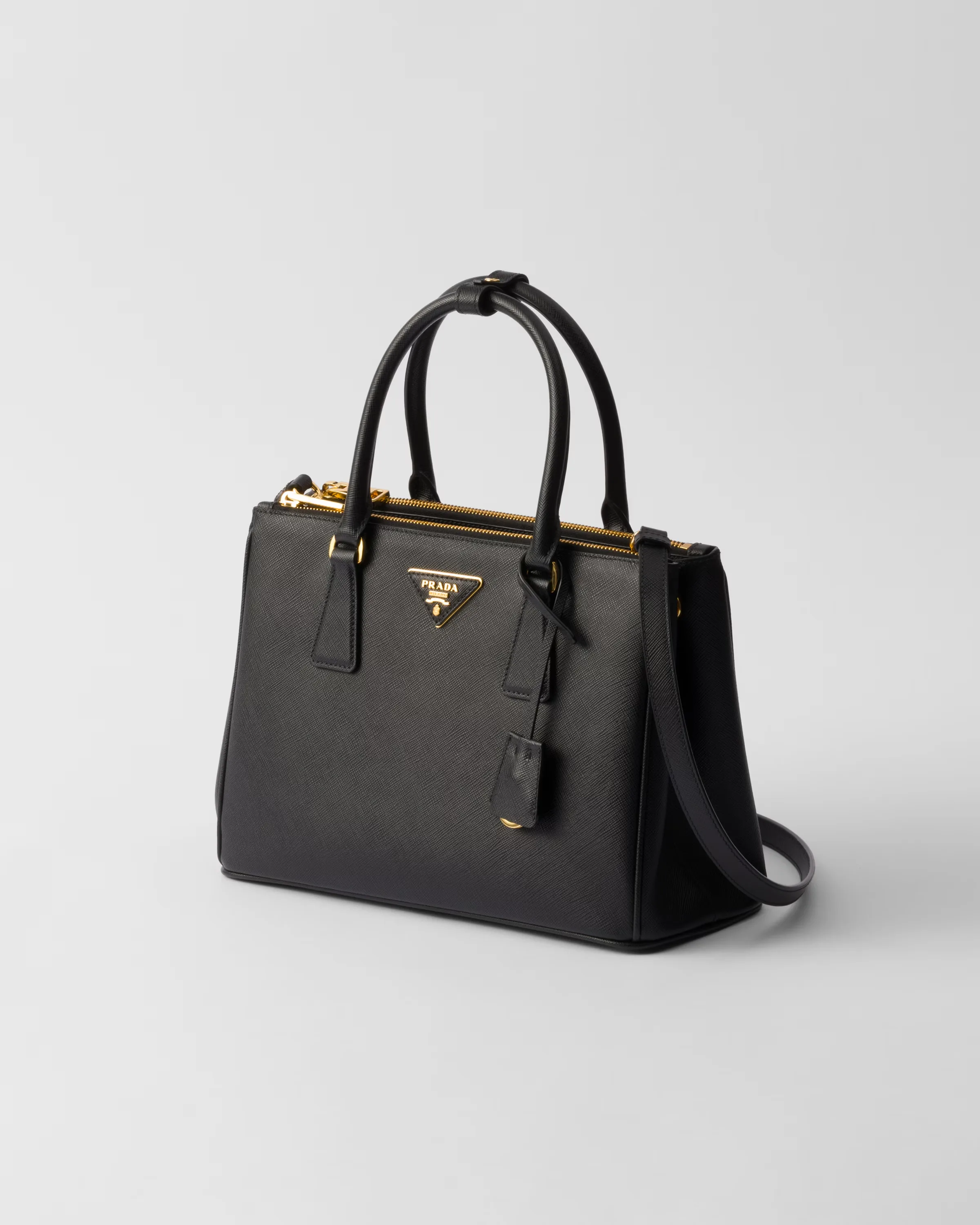 프라다 Prada Galleria 미디엄 사피아노 레더 백 1BA863_NZV_F0002_V_EOO