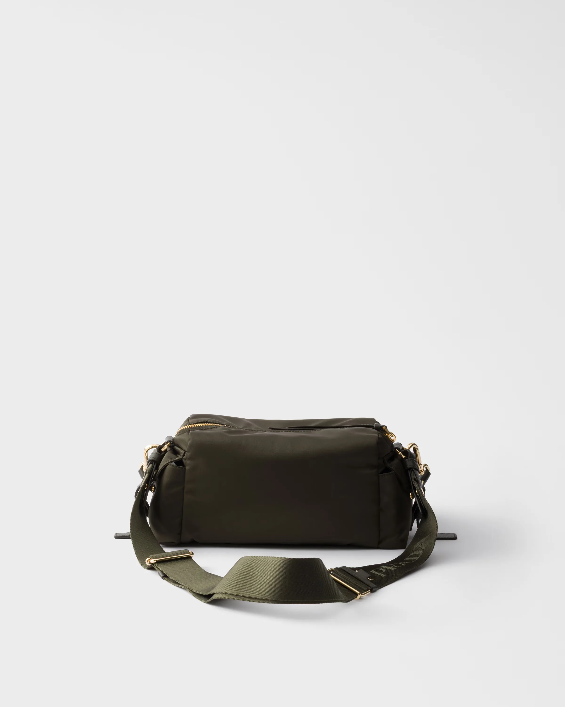 프라다 Prada Explore 스몰 Re-Nylon & 레더 숄더백 1BH232_RDLN_F0002_V_NOO