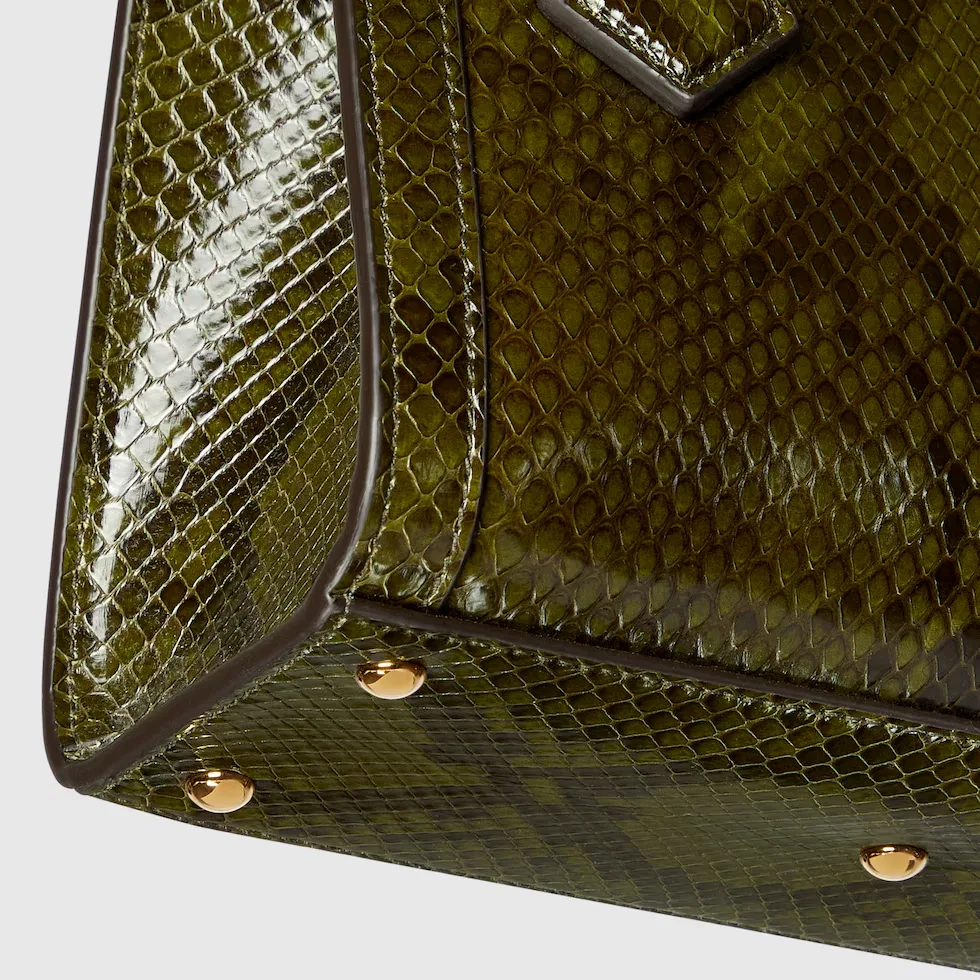 구찌 Gucci Diana 파이톤 스몰 토트백 675800EKN0G3037