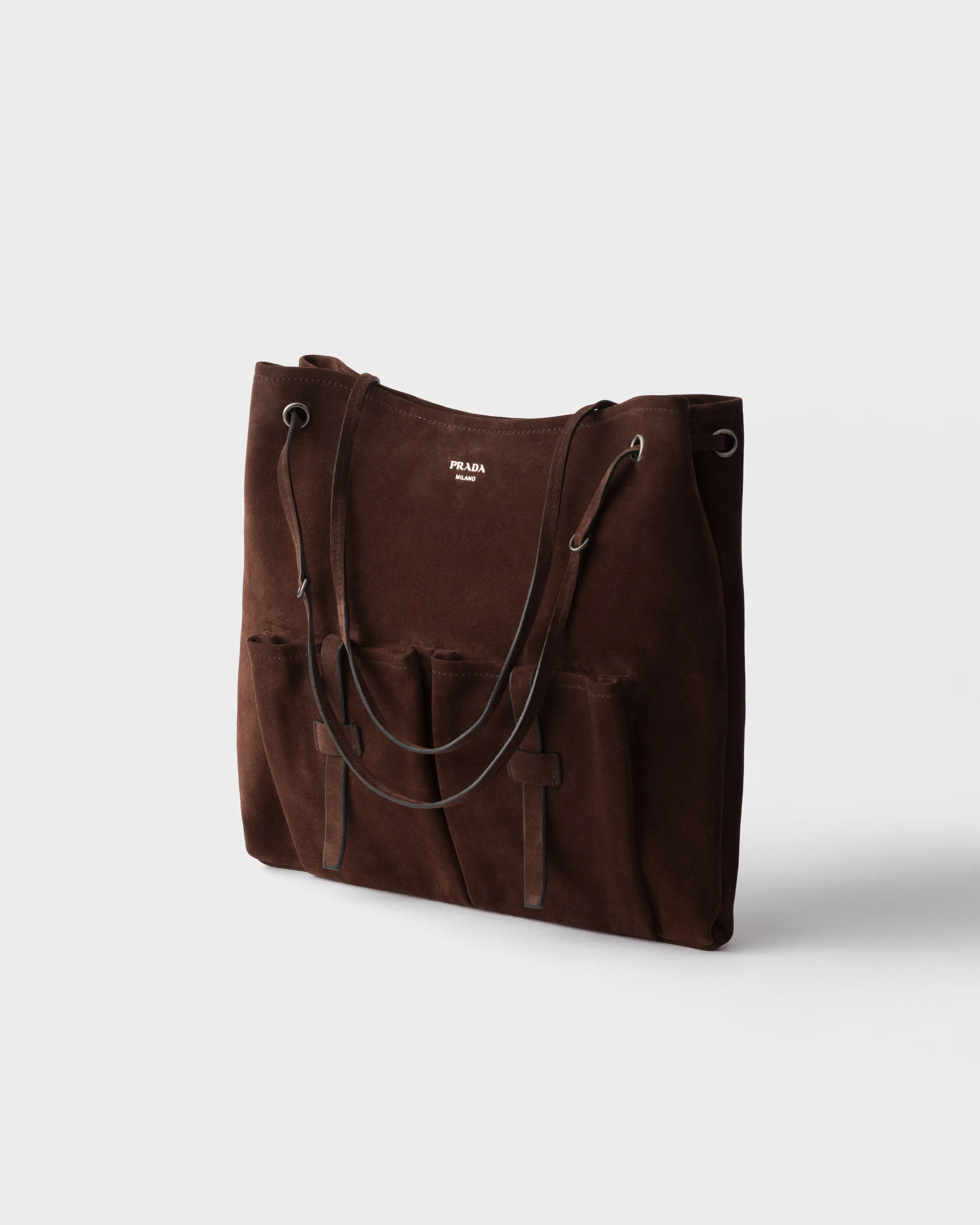 프라다 Prada Route 라지 스웨이드 백 1BC289_2C4S_F0003_V_OOO