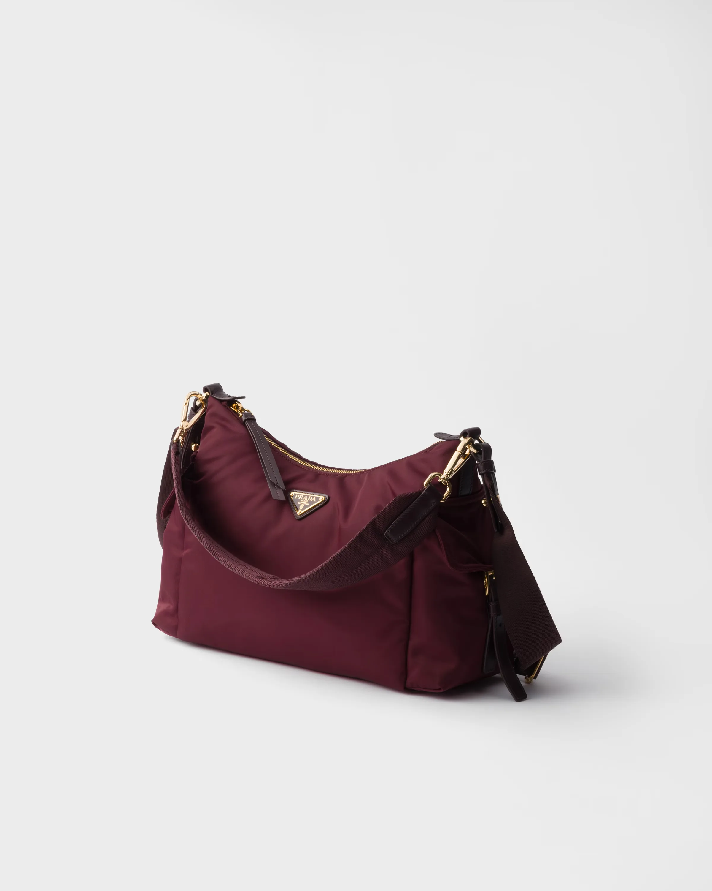 프라다 Prada Explore 라지 Re-Nylon & 레더 백 1BC264_RDLN_F0040_V_NOO