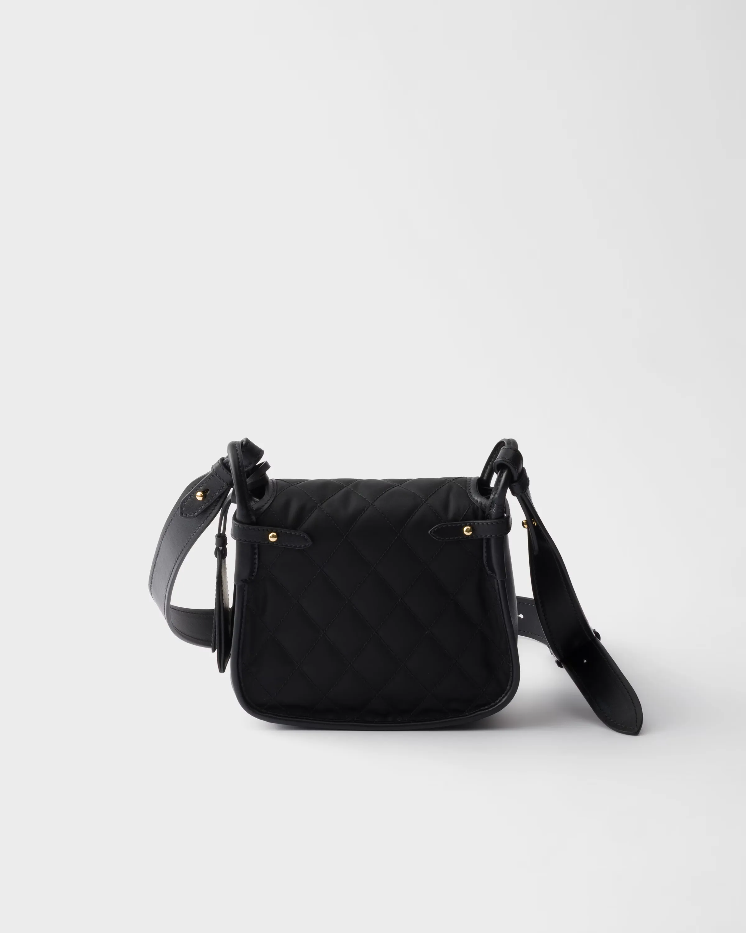 프라다 Prada Corsaire Re-Nylon & 레더 미니 숄더백 1BD412_2ZU8_F0002_V_OOU