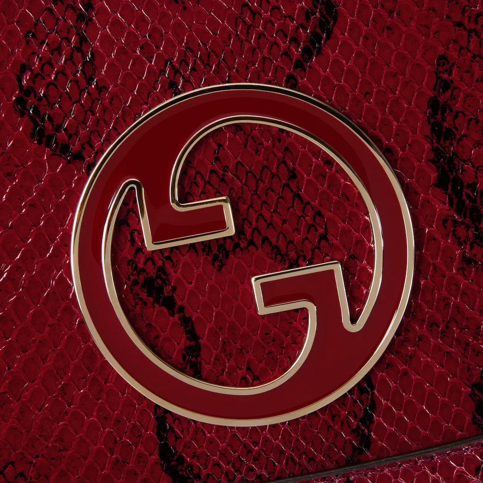 구찌 Gucci Blondie 파이톤 미디엄 숄더백 815715LU3JS6207