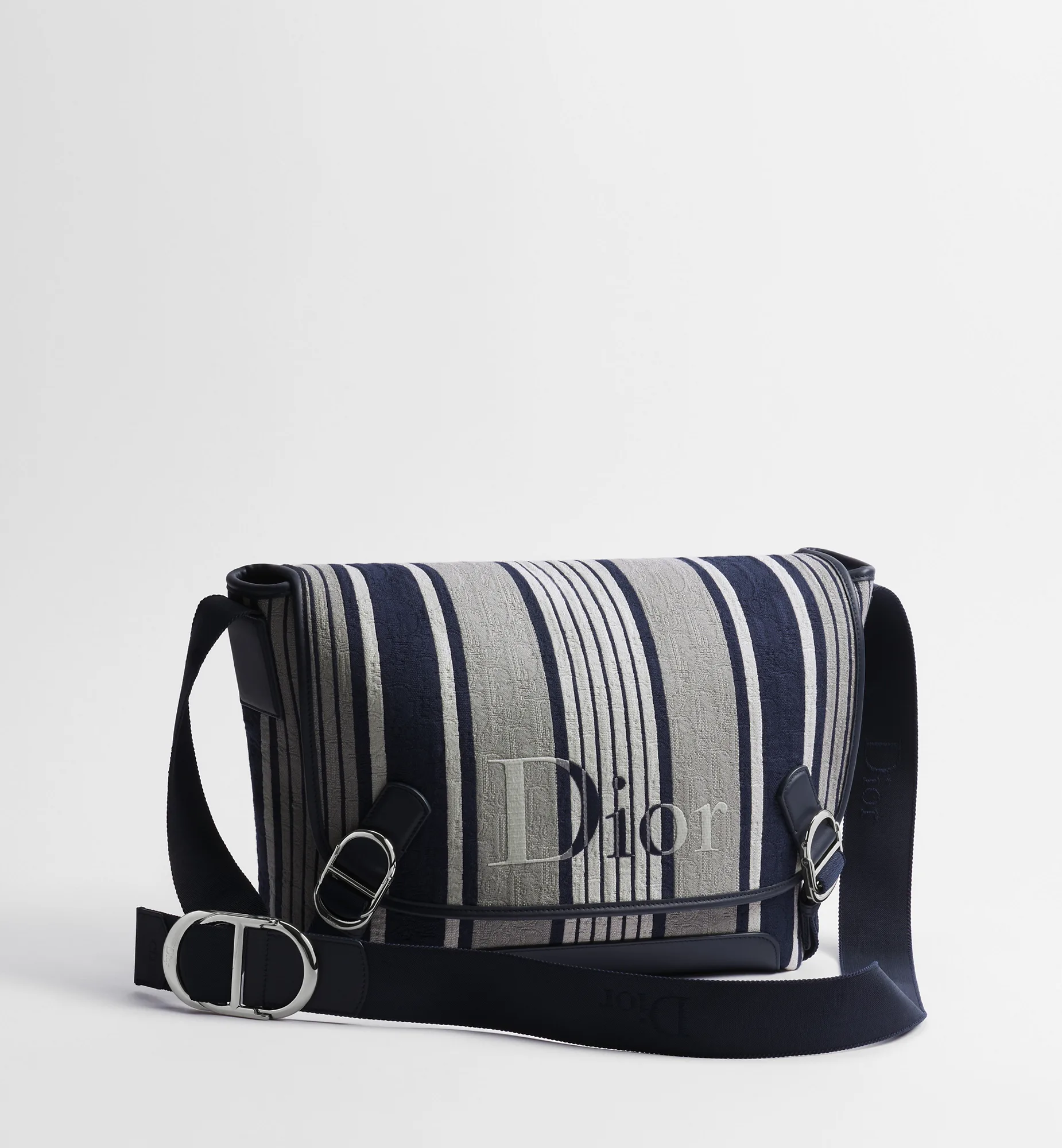 디올 Dior Jett 메신저 백 플랩 미디엄 Dioriviera 1DBME214TSS_H014