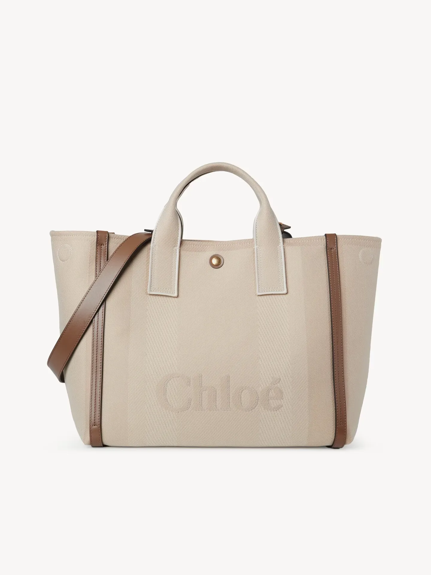 끌로에 끌로에 캐리 토트백 캔버스 CHC25SS910O6523N