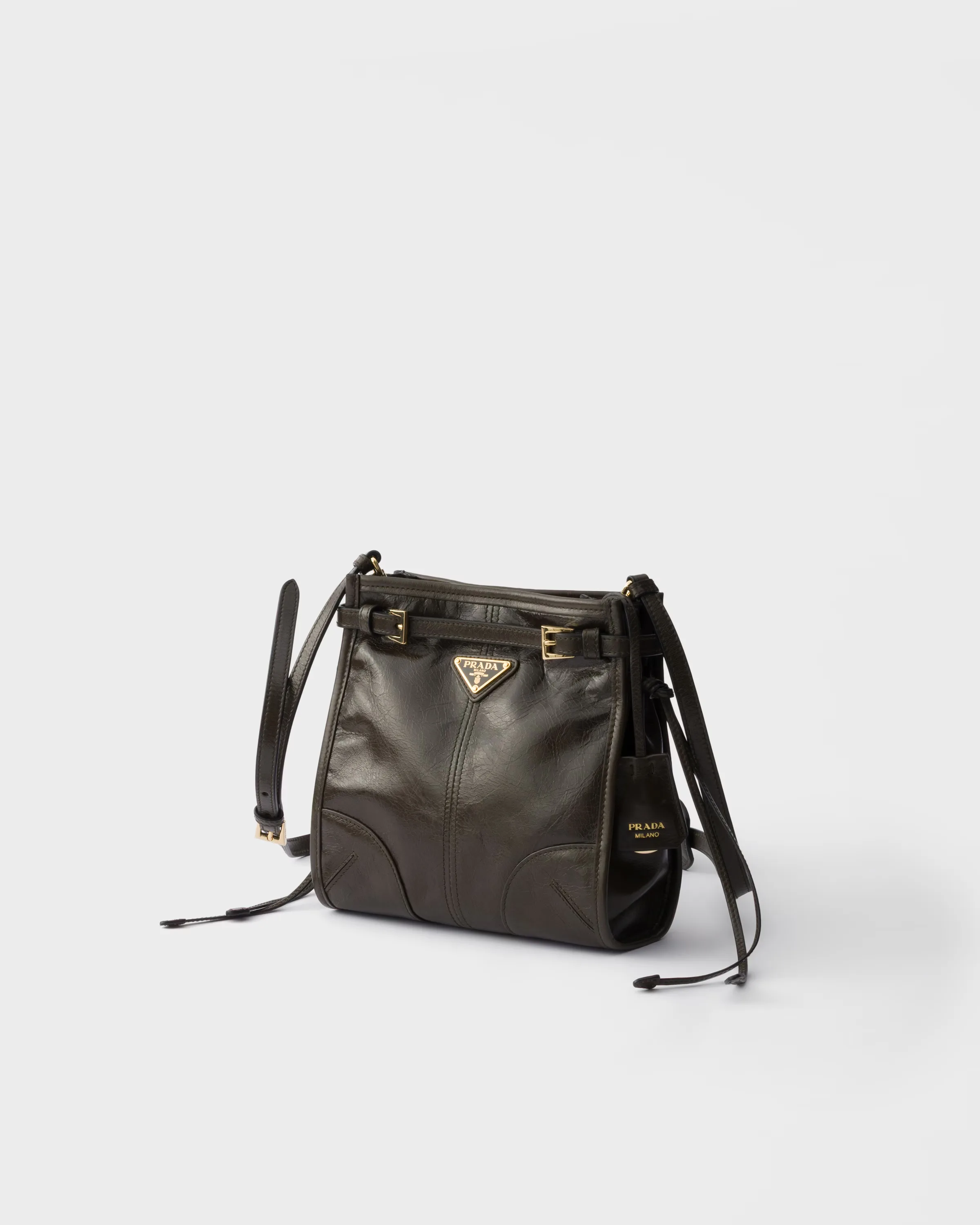 프라다 Prada Bonnie 레더 미니 숄더백 1BH229_2CYR_F0002_V_OOO