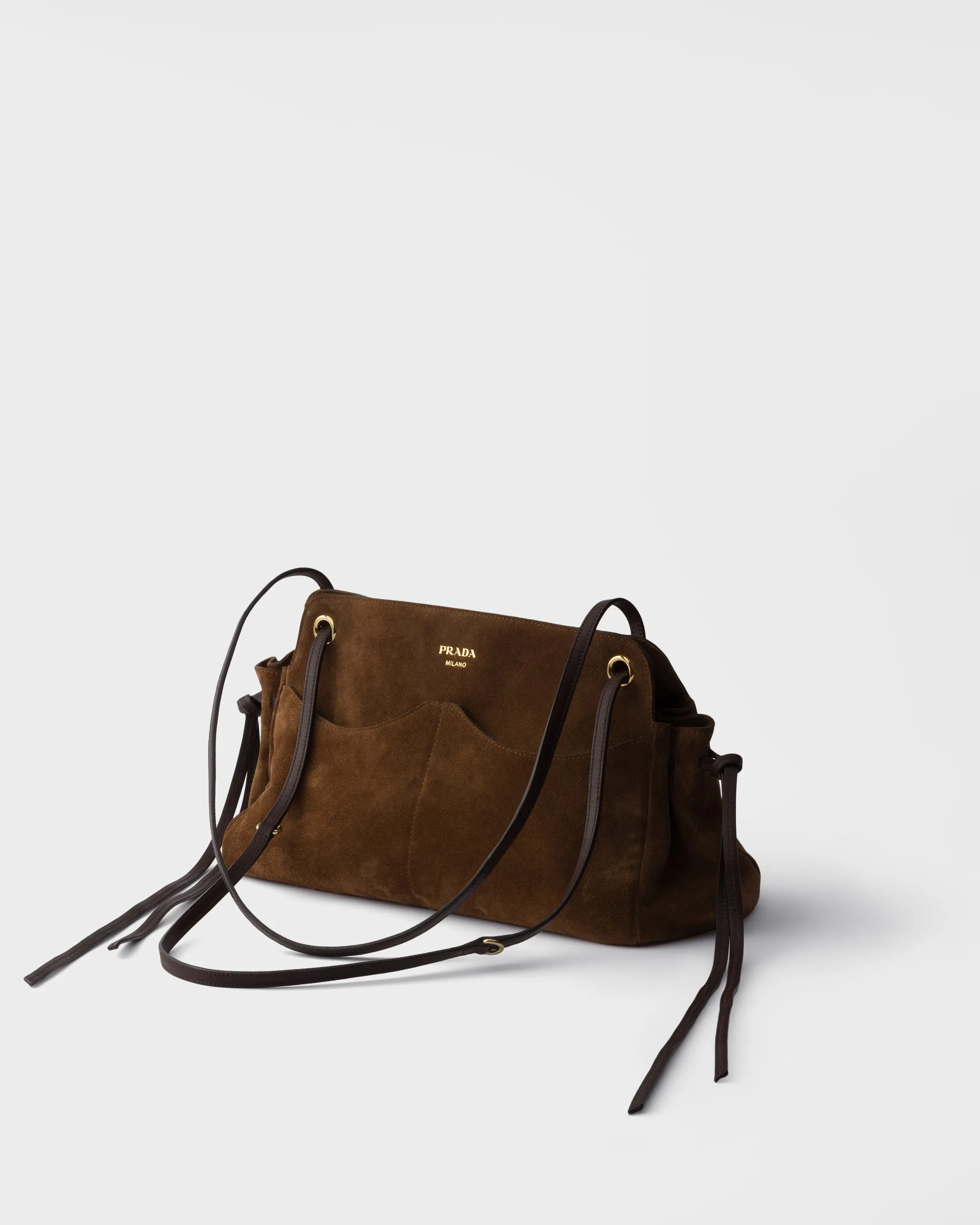 프라다 Prada Allusion 라지 스웨이드 토트백 1BG650_2C4S_F0324_V_OOO