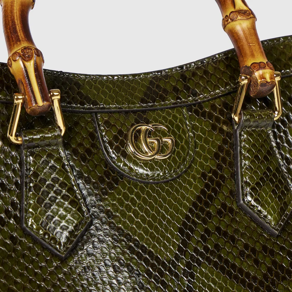 구찌 Gucci Diana 파이톤 미디엄 토트백 853226EKN0G3037