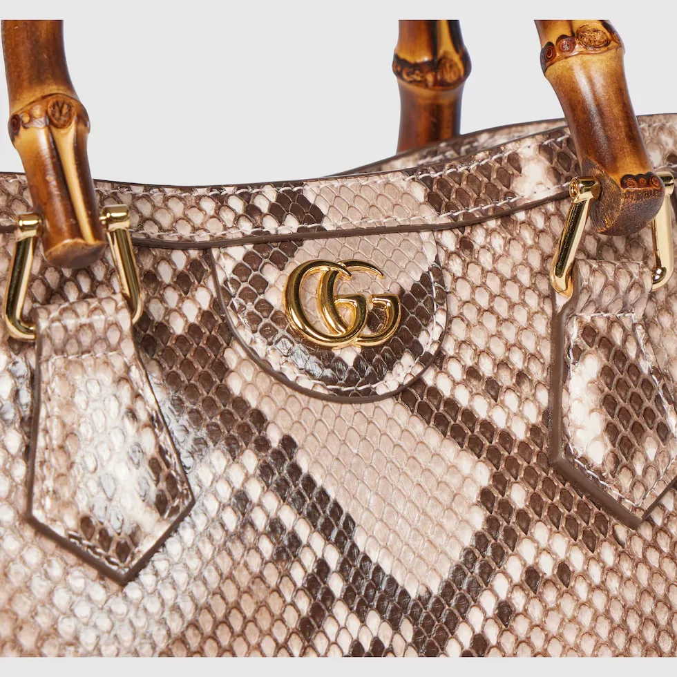 구찌 Gucci Diana 파이톤 스몰 토트백 675800EKN0G5734