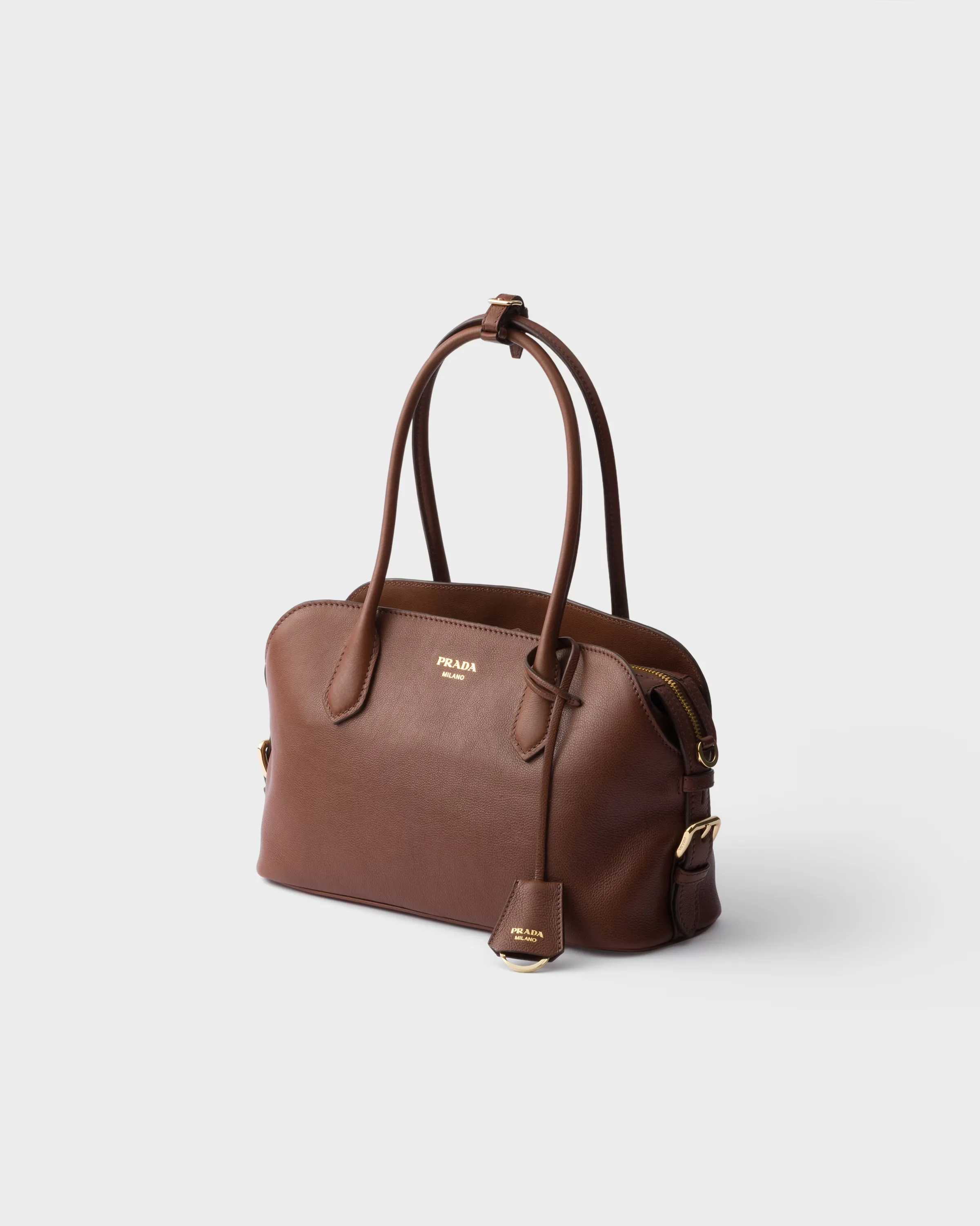 프라다 Prada Signet 미디엄 레더 토트백 1BG609_2HF2_F0002_V_DOO