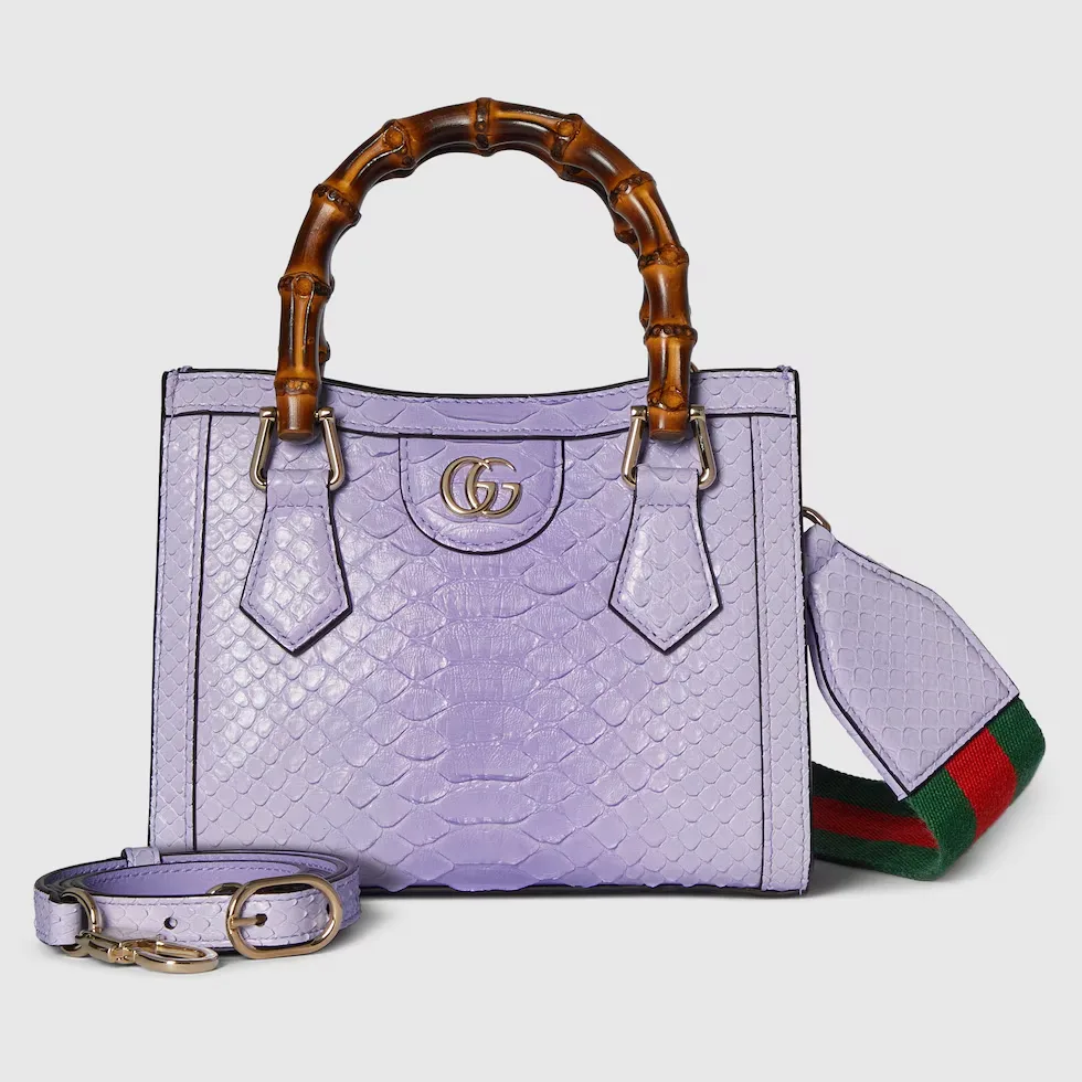 구찌 Gucci Diana 스몰 파이톤 토트백 841488EAA2G8644