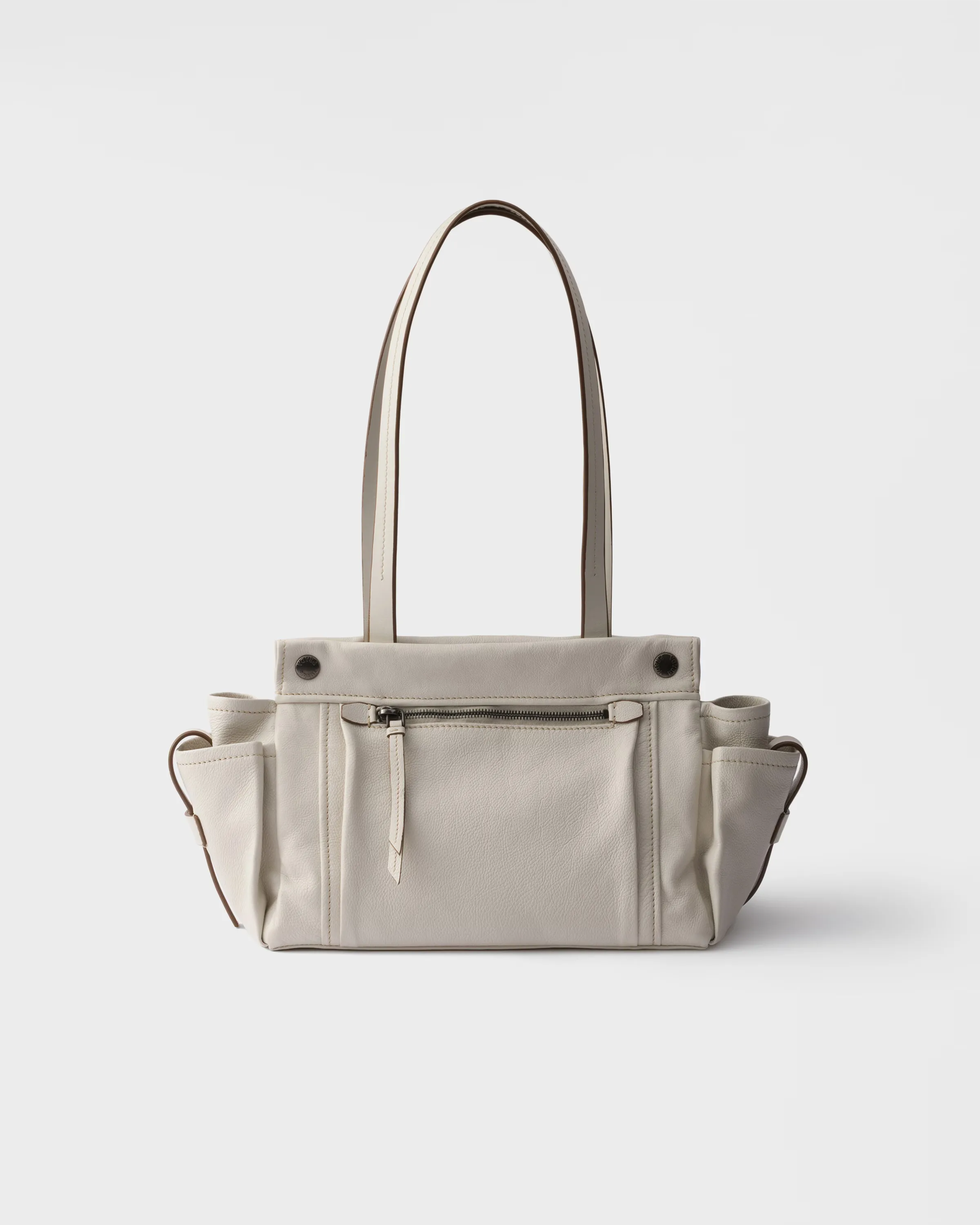 프라다 Prada Route 미디엄 레더 토트백 1BG645_2G6R_F0K74_V_OOO