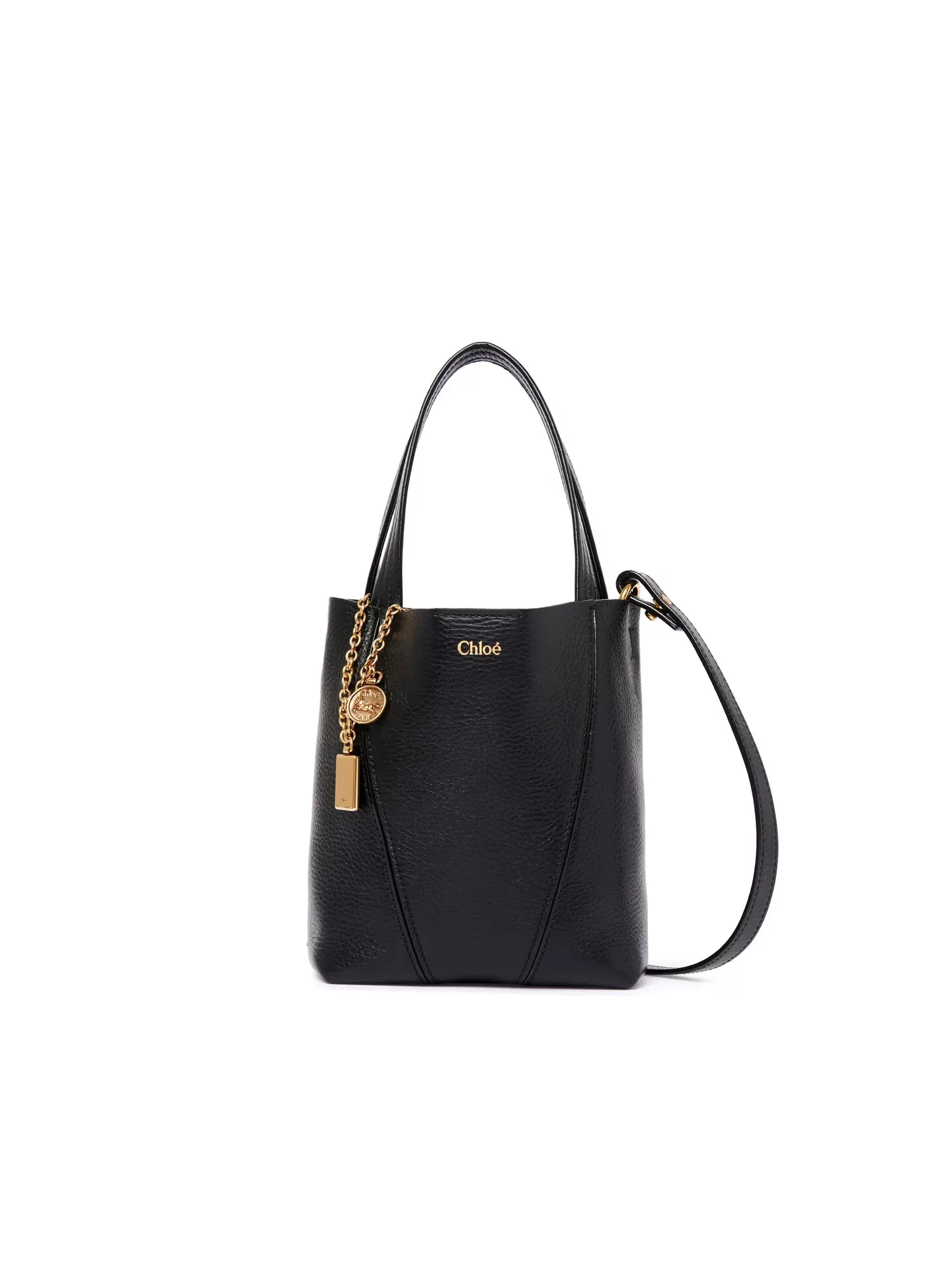 끌로에 스몰 끌로에 스핀 토트백 그레인드 레더 CH25SS812N84001