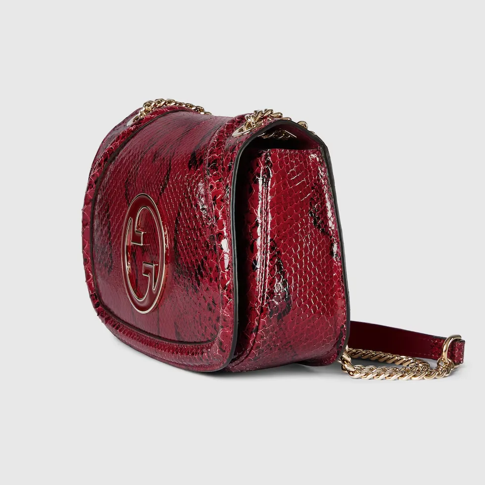 구찌 Gucci Blondie 파이톤 미디엄 숄더백 815715LU3JS6207