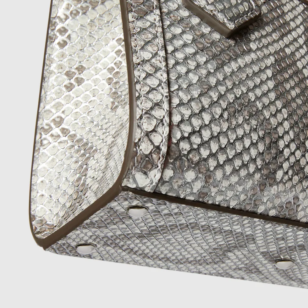 구찌 Gucci Diana 파이톤 스몰 토트백 675800EKN0G5734