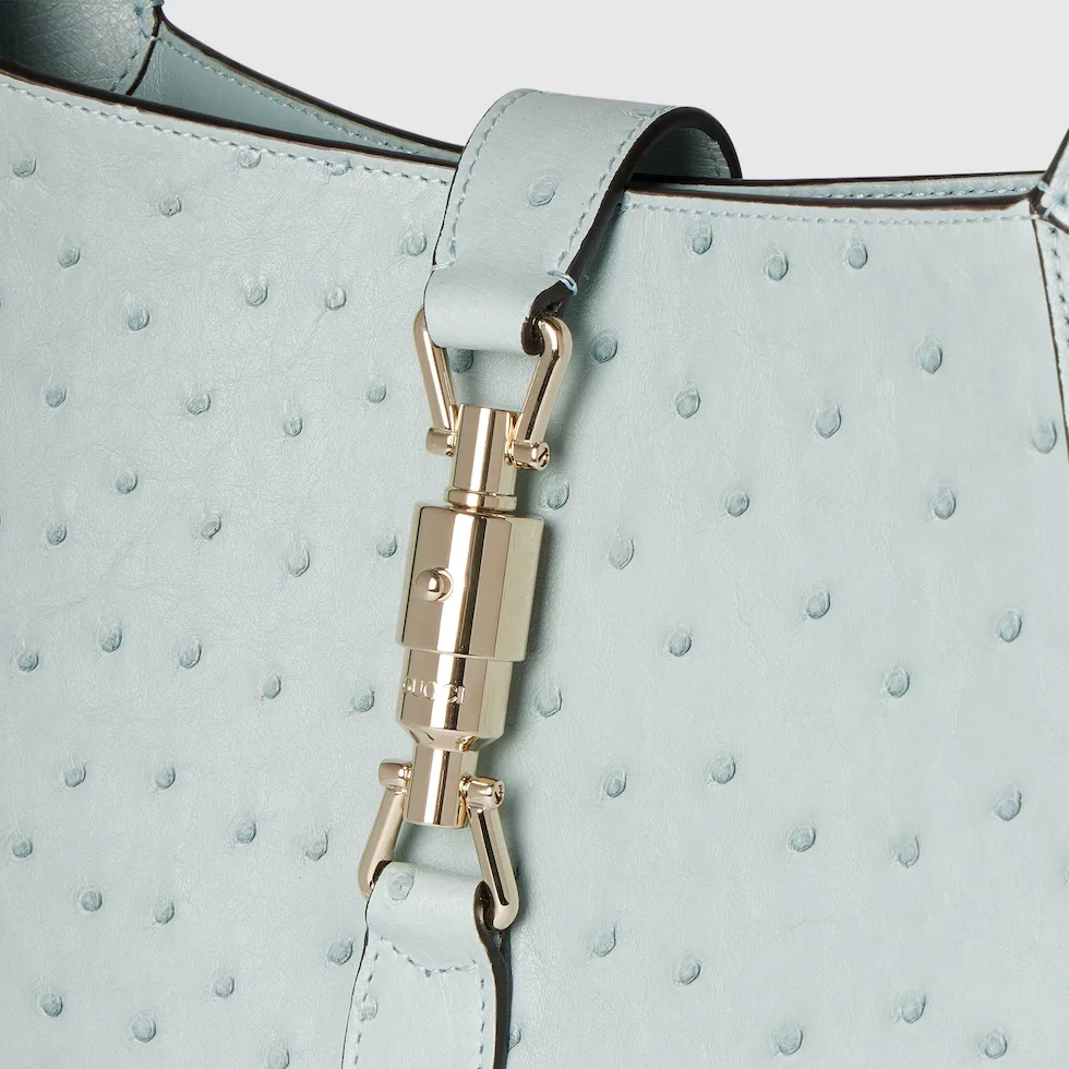 구찌 Gucci Jackie 1961 오스트리치 미디엄 백 820415EY00G4201