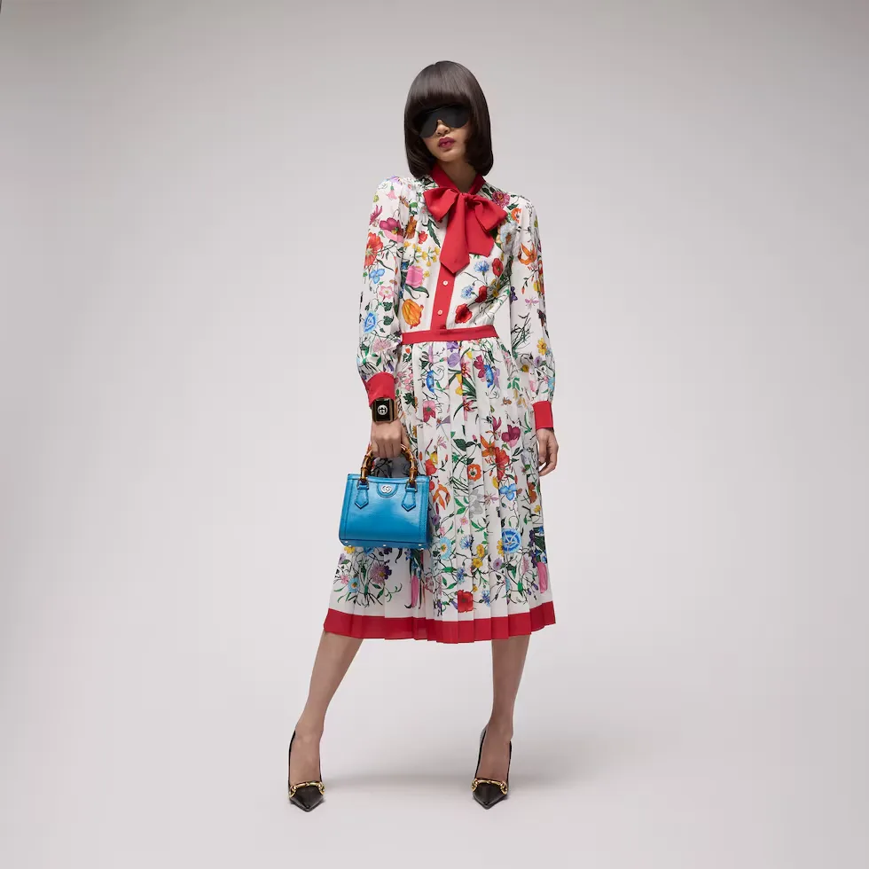 구찌 Gucci Diana 리자드 스몰 토트백 675800EABL74641