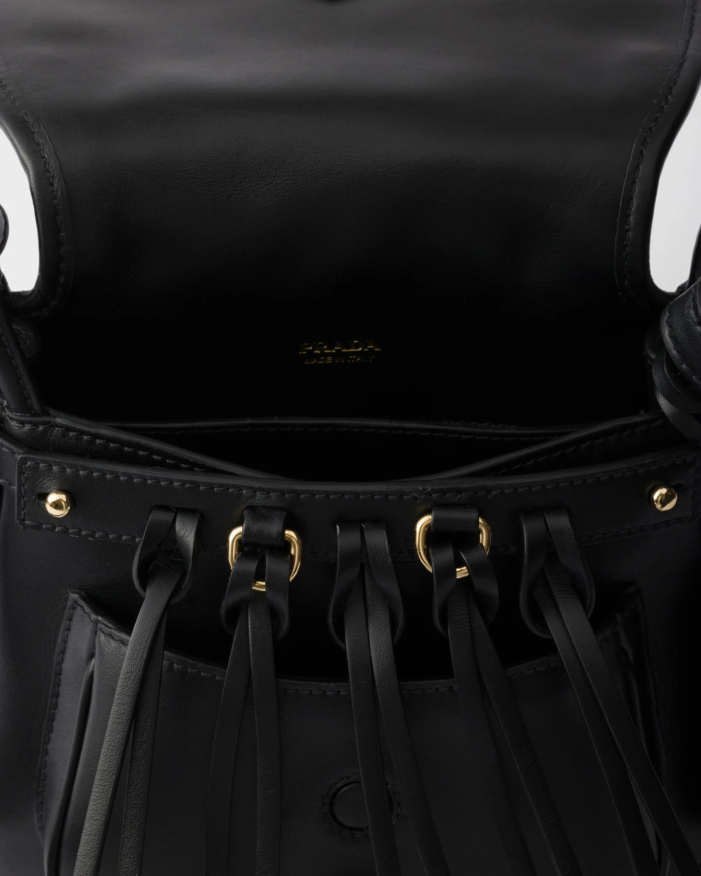프라다 Prada Corsaire Re-Nylon & 레더 미니 숄더백 1BD412_2ZU8_F0002_V_OOU